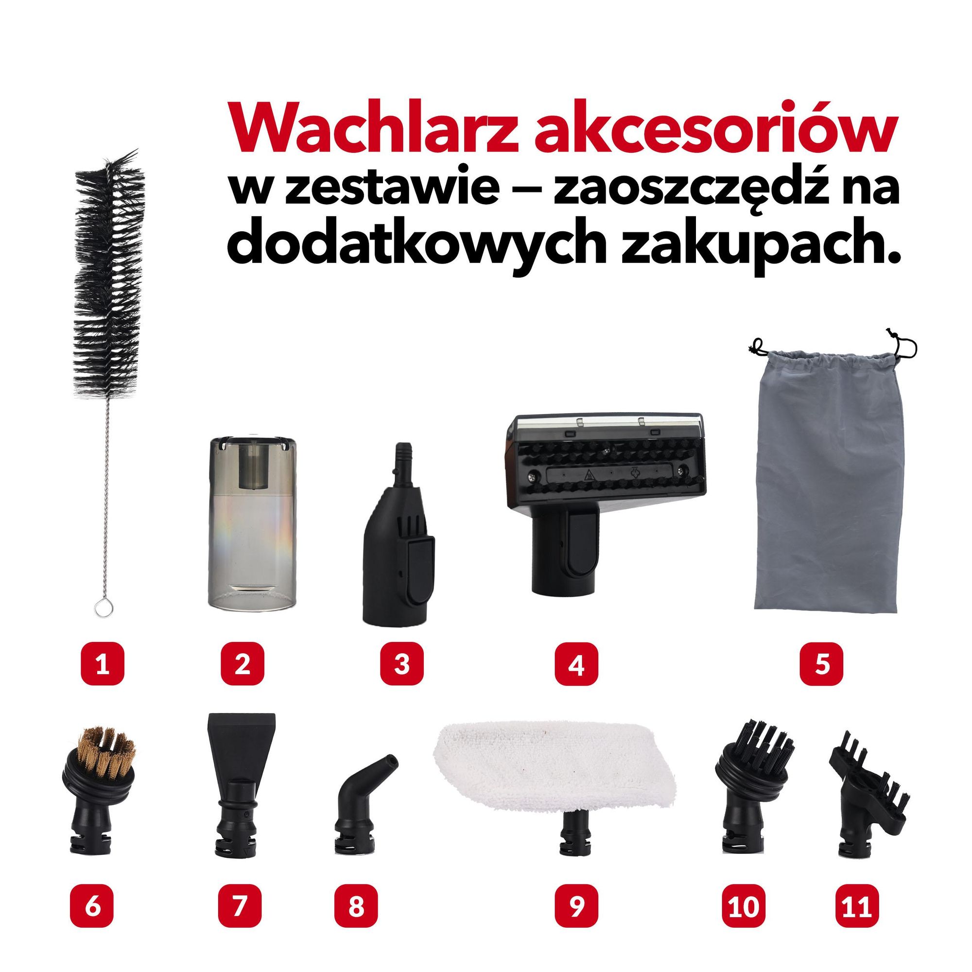 Odkurzacz piorący SPOTTER LEHMANN STEAMWASH LHOSW-1819 Pranie zimną oraz ciepłą wodą, pranie parą, czyszczenie parą