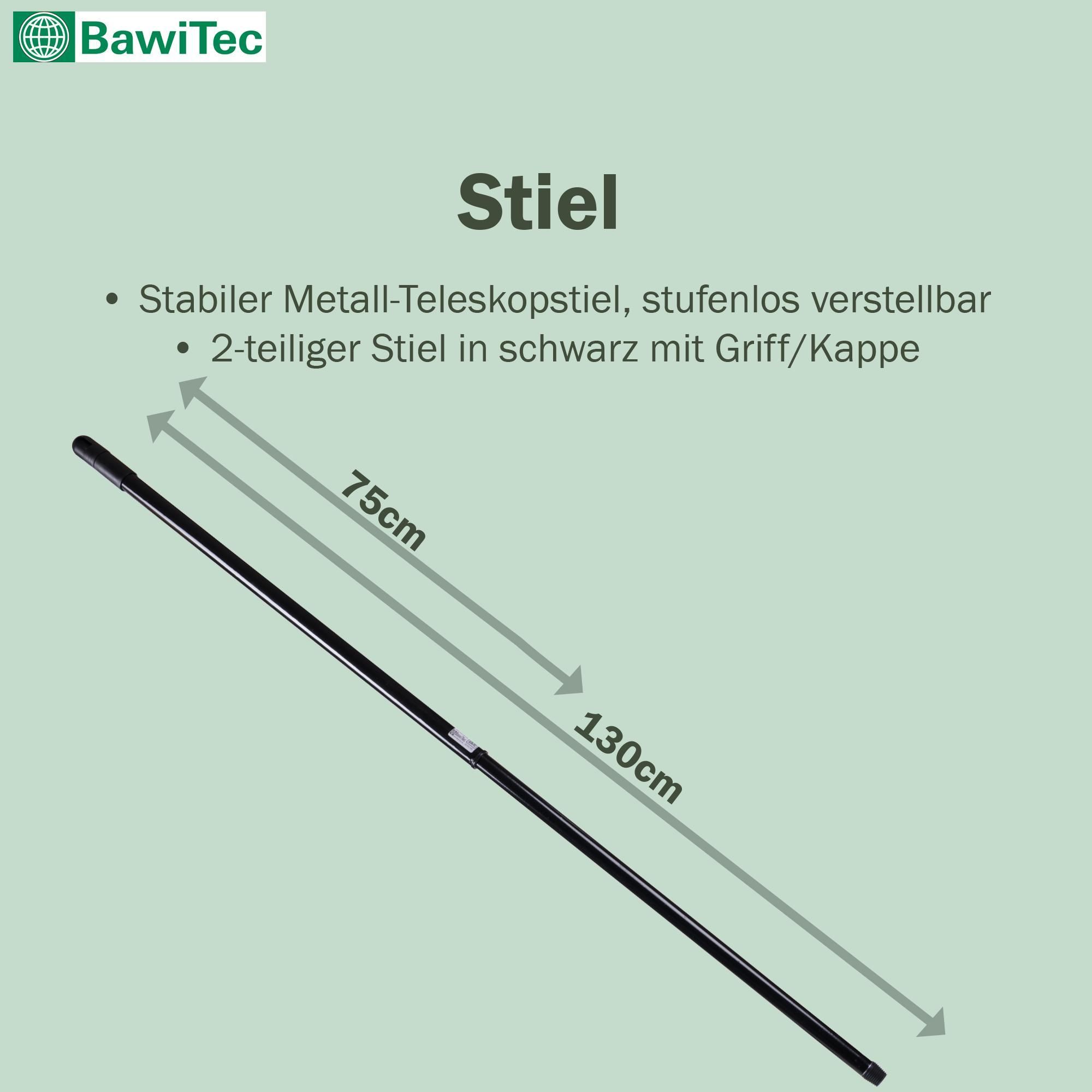 Spezieller Noppenbesen Gummibesen 30cm Breit mit Teleskopstiel Friseurbesen Tierhaarbesen Kunststoff Besen mit Stiel