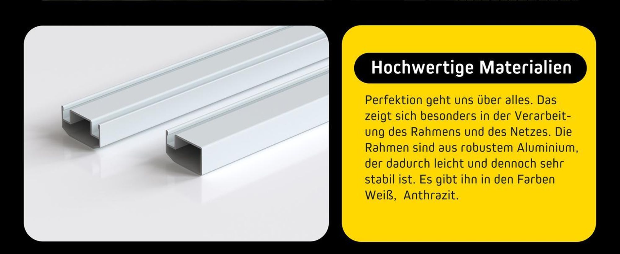 JALOUSIESCOUT Insektenschutz-Fliegengittertür ProtectLine, 100 x 210 cm, anthrazit-braun Aluminiumrahmen, selbstschließend Trittschutz kürzbar