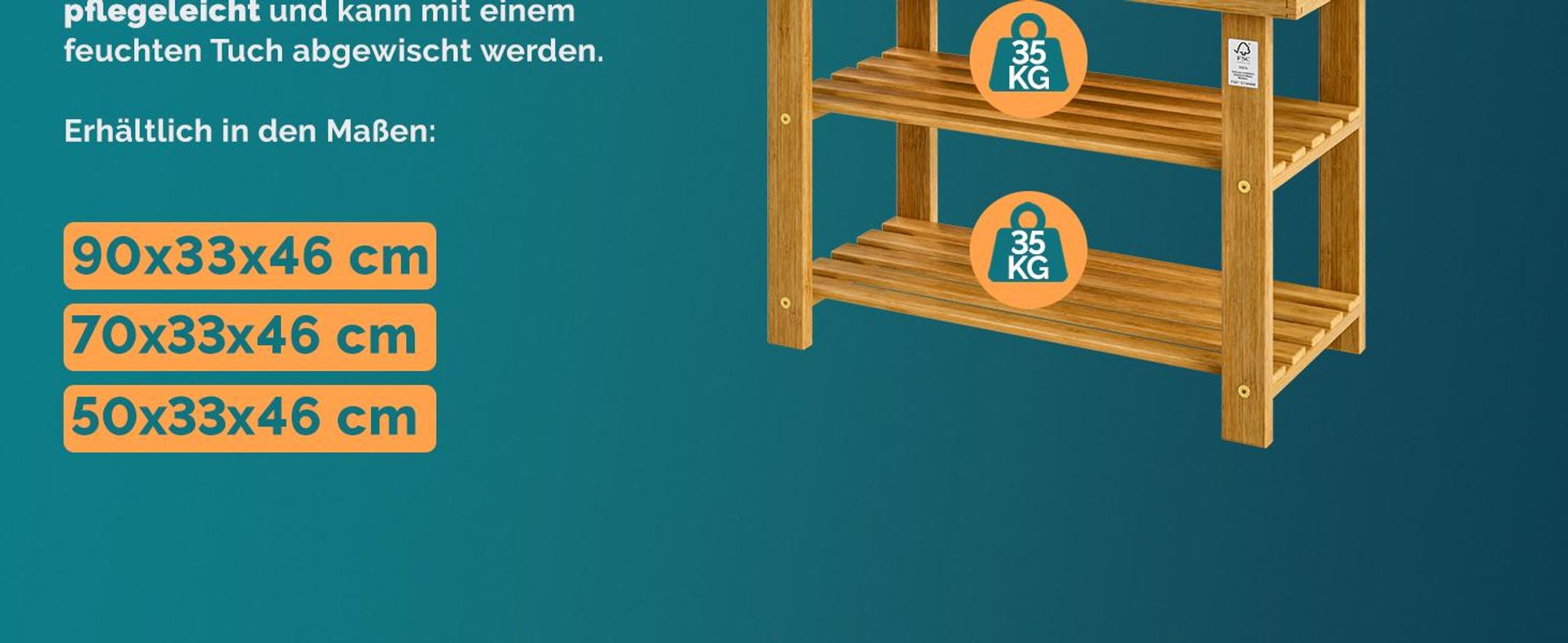 CASARIA® Schuhregal mit Sitzfläche Holz Massiv 160kg Belastbarkeit FSC®-Zertifiziert Akazie 3 Ebenen Flur Bad Schuhbank Sitzbank Schuhschrank Braun