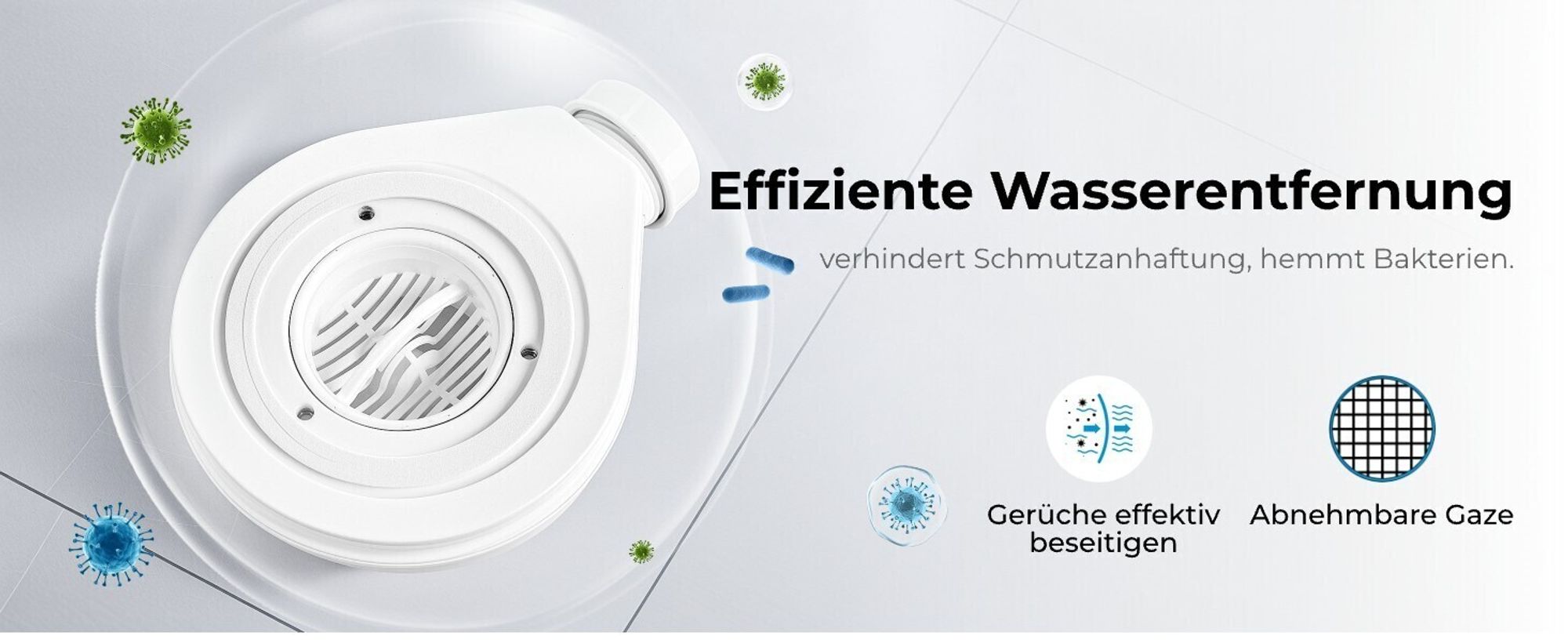 Heilmetz Duschwanne 80x80cm Duschtasse inkl. Ablaufgarnitur Schieferoptik Rutschfeste Extraflach SMC Weiß Brausetasse Duschbecken Steinoptik