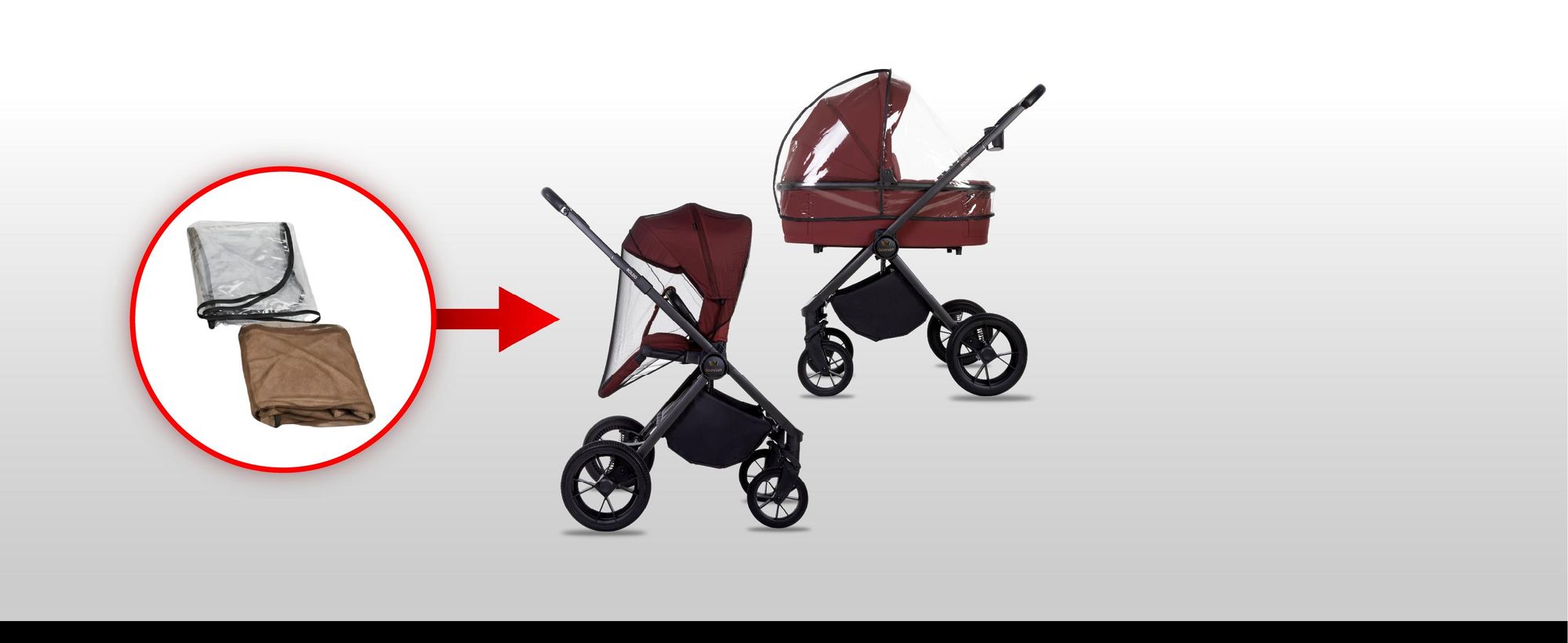 Babylux® Kočárek 4v1 Set BOLDO, Skládací A Lehký, Kombinovaný Kočárek Včetně Vaničky, Cestovního Kočárku, Autosedačky I-Size, Základny Do Auta, 4 Polohy Sklonu, 0–22 kg, Uv 50+