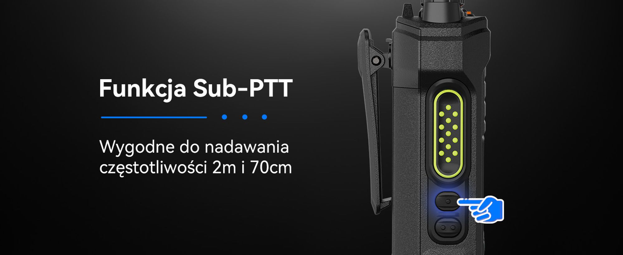 Radiotelefon Retevis Ailunce HA1UV, wodoodporne IP67, 2800 mAh, z funkcją repeatera, walkie talkie o dużym zasięgu do wędrówek na świeżym powietrzu