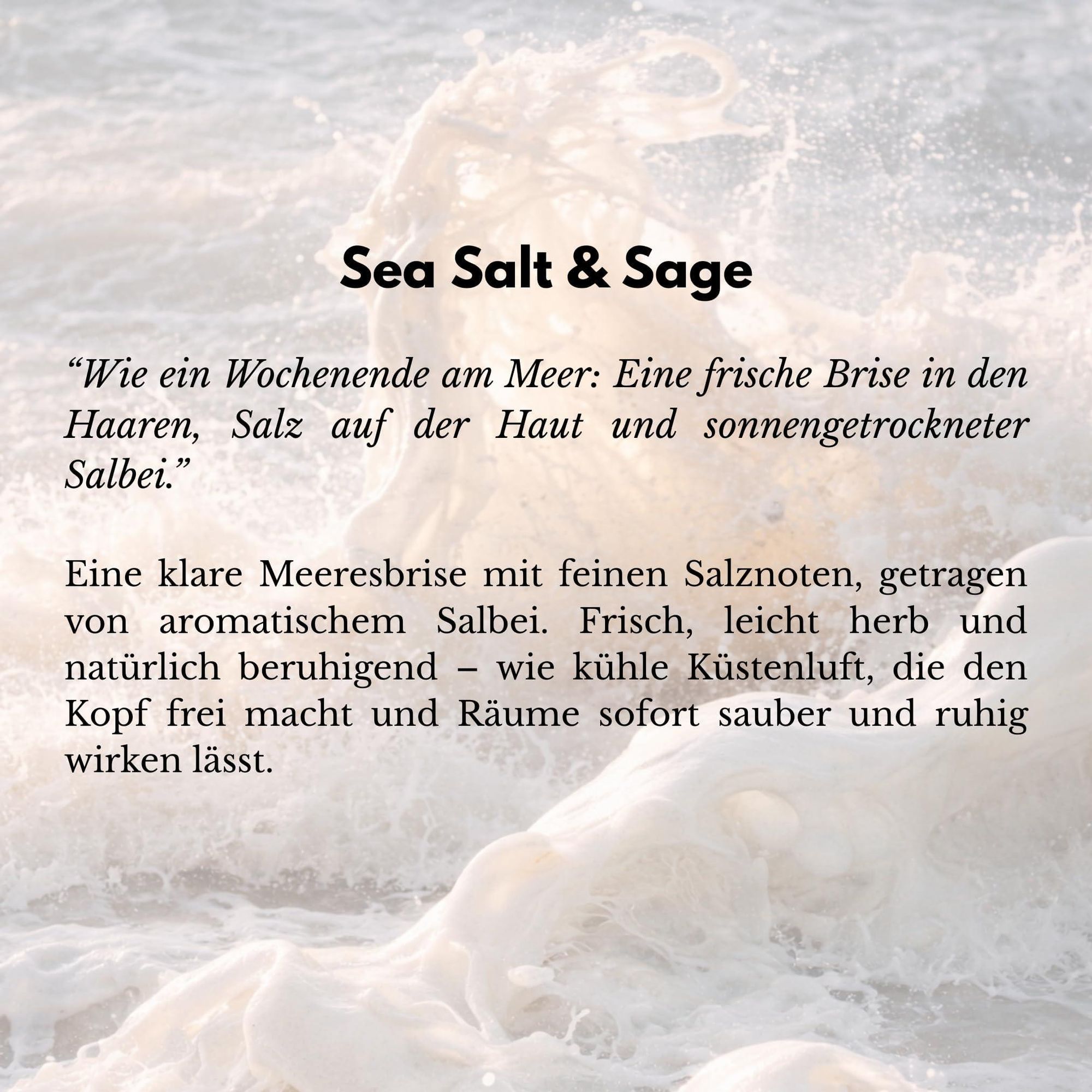 BOHORIA® Raumspray 500 ml Sea Salt & Sage – Frischer Raumduft – Hotel Scents Air Spray für Wohnzimmer, Schlafzimmer & Bad – Home Perfume