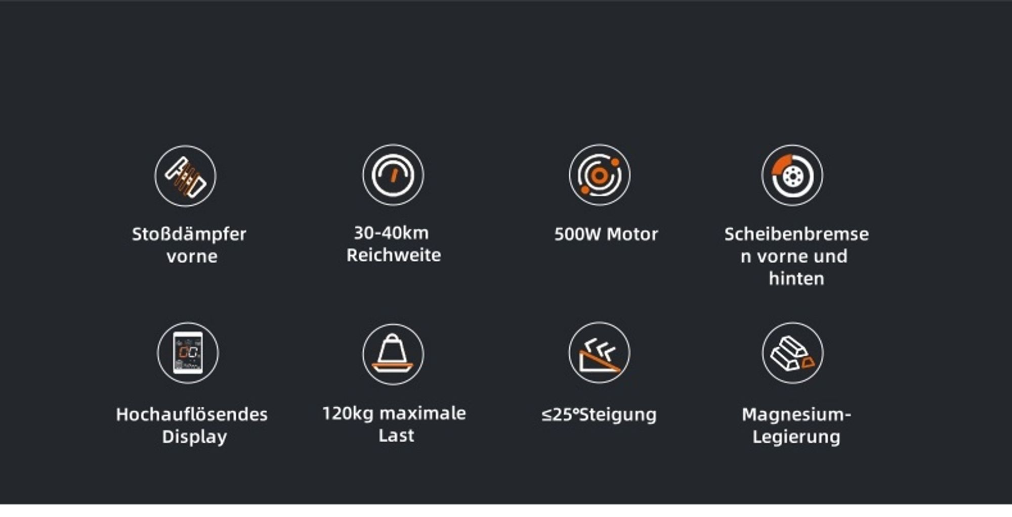 JOYOR C10E Elektroroller - 500W Motor 10.4AH Akku 10 Zoll Reifen ABE- Scheibenbremse - Schwarz