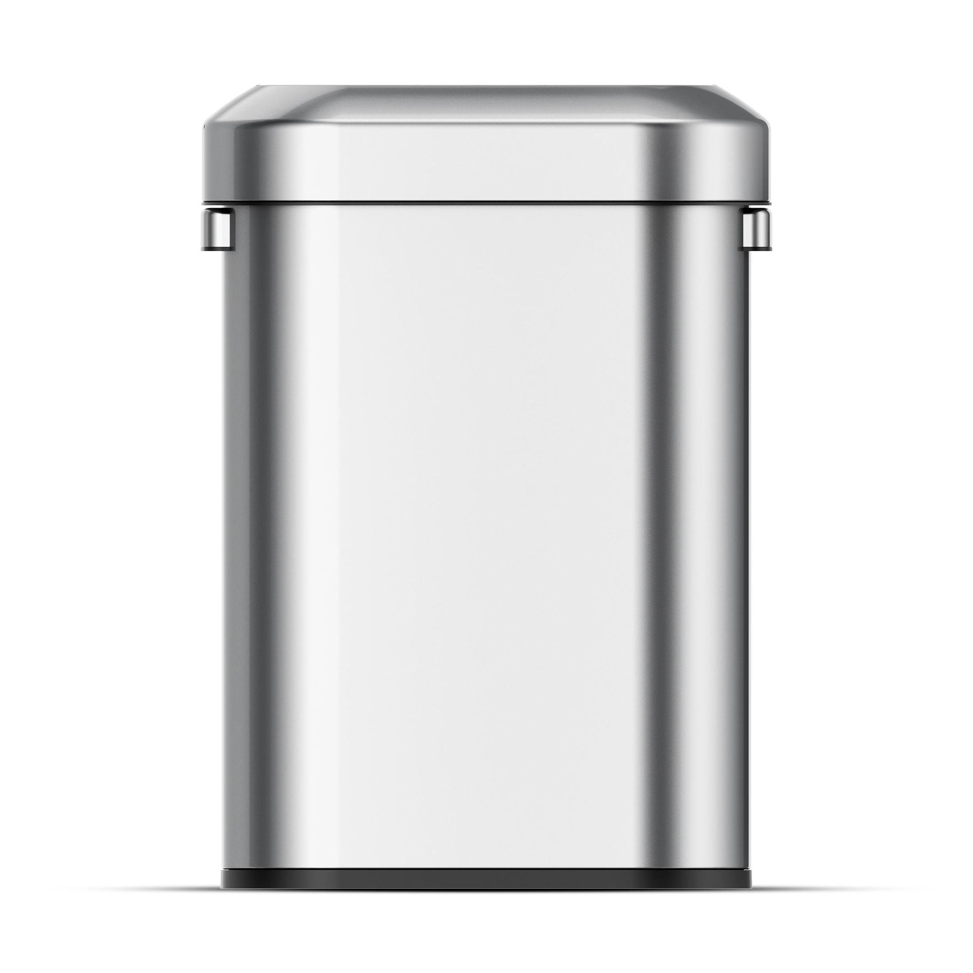 EKO - Urban oval Abfalleimer 60 Liter - Stainless steel   - Matt Edelstahl