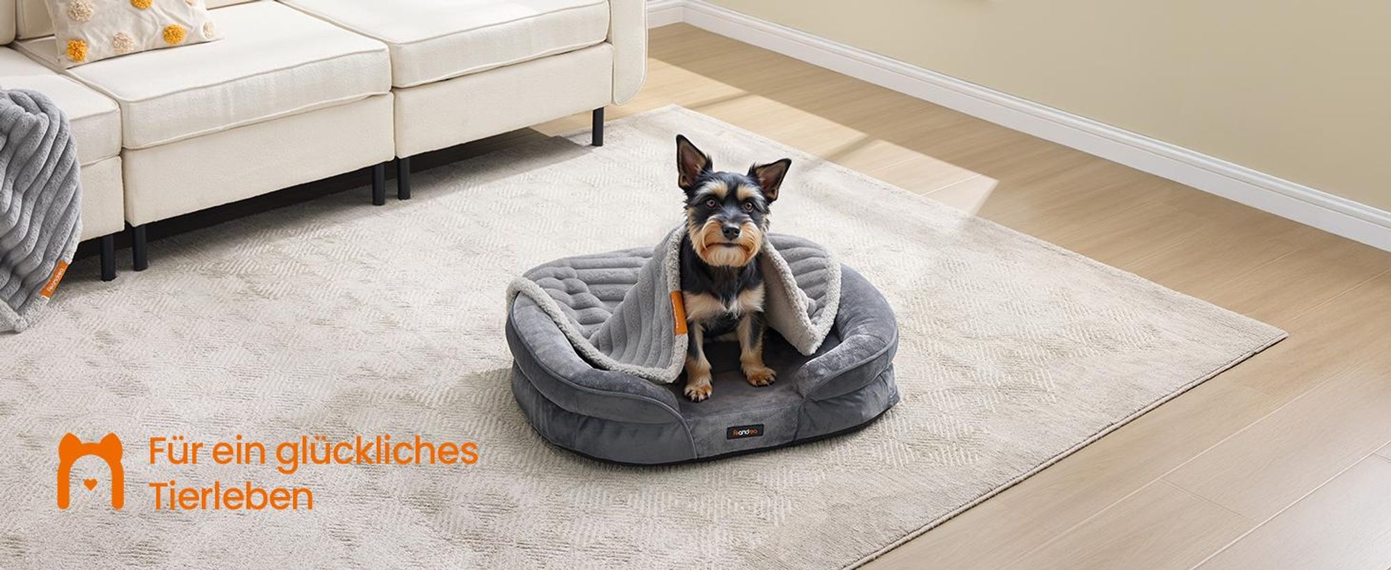 Hundedecke, wasserdichte Decke für Haustier, beidseitig verwendbar, Hundesofa waschbar