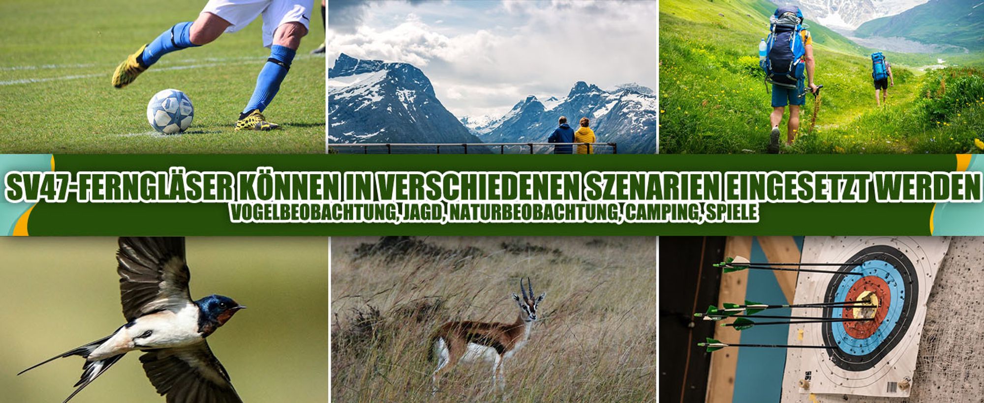 Svbony SV47 Fernglas, 10x42 Fernglas für die Vogelbeobachtung bei Erwachsenen, HD FMC Optik Bak4 Prisma Wasserdichtes, Nebelsicheres Fernglas für die Jagd auf Wildtiere Stargazing