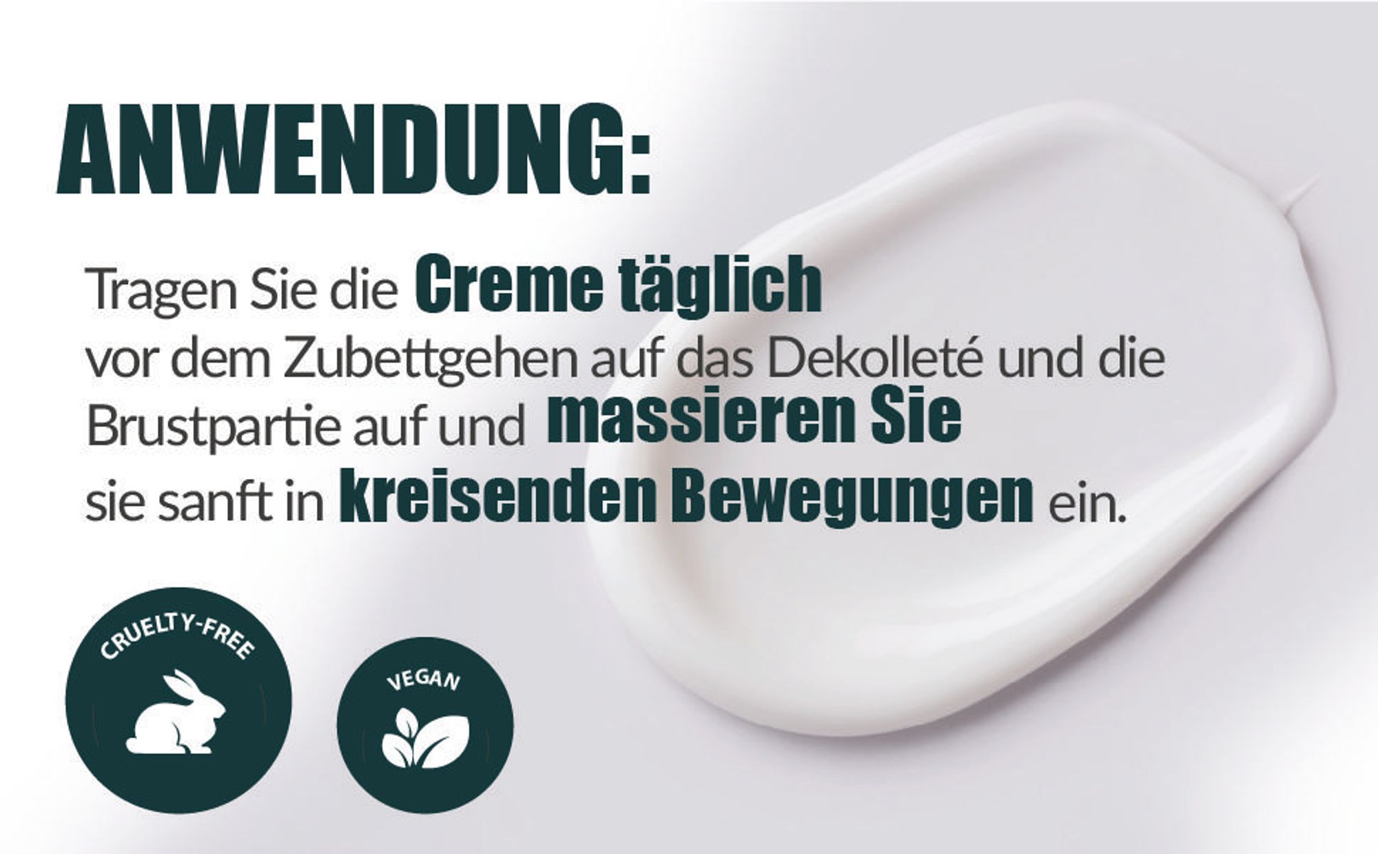 Enolenia® BoobsBoost - Push-Up Creme - Brustvergrößerungs Creme - Brust Vergrößerung – mit Hyaluronsäure – Push Up Effekt – ganz ohne OP - Brust