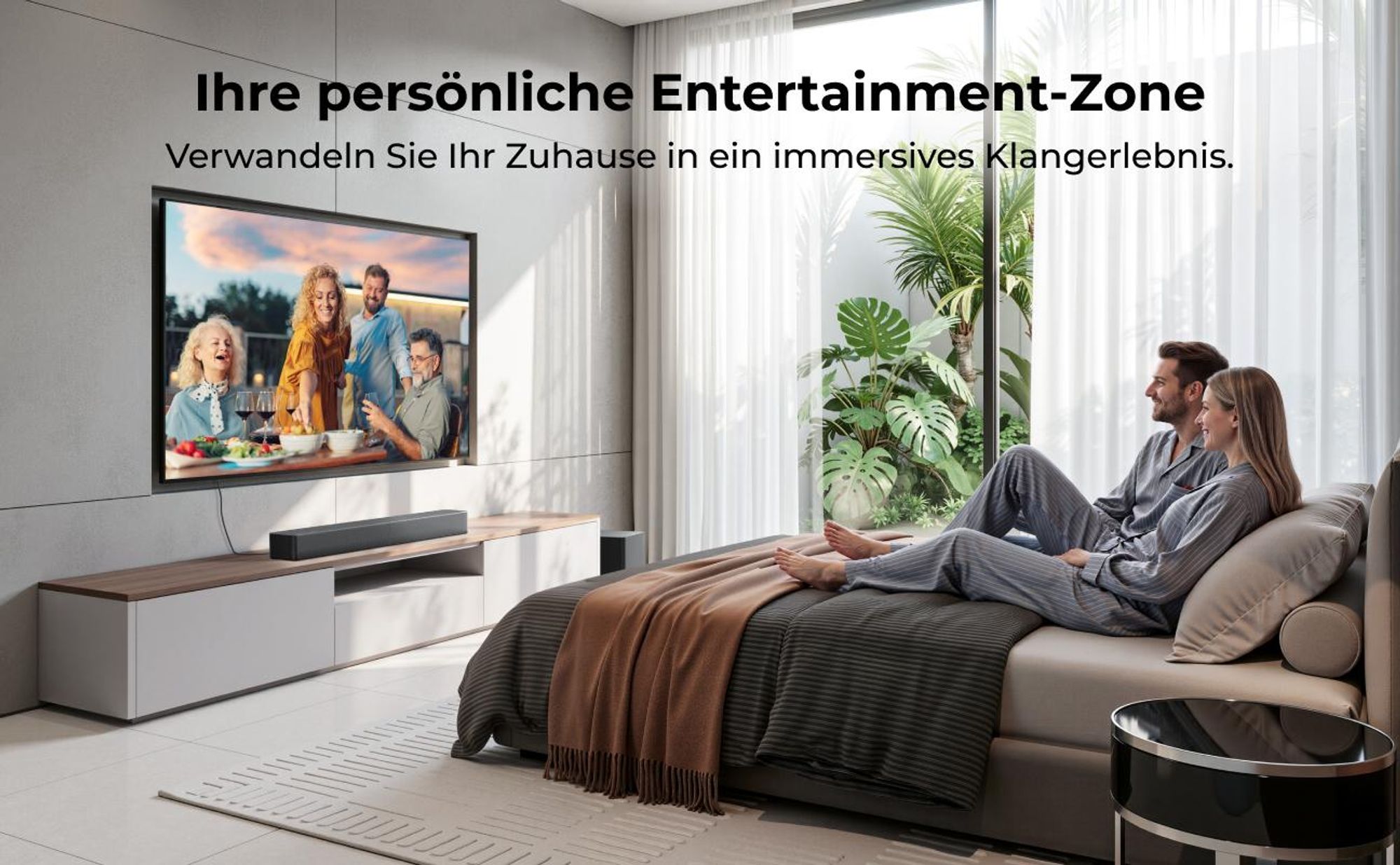 ULTIMEA Poseidon M100 7.1 Vollständig Kabelloses Surround-Sound-System mit Dolby Atmos