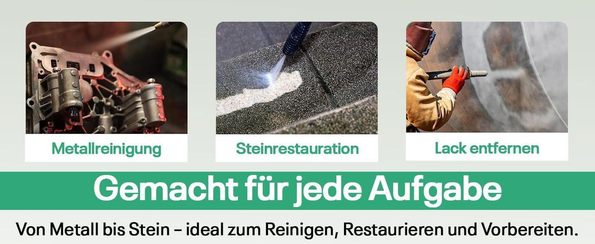 Sand Strahlmittel | Quartz sand für sandstrahlen | quarzsand 25kg (0,1-0,4)sandstrahlgranulat | Effektives Mehrwegstrahlmittel, ideal für Sandstrahlen