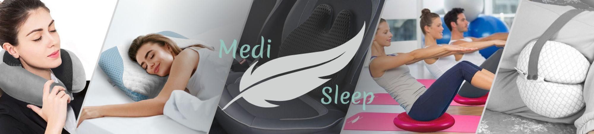 Poszewka na poduszkę profilowaną UNIWERSALNA białal Medi Sleep