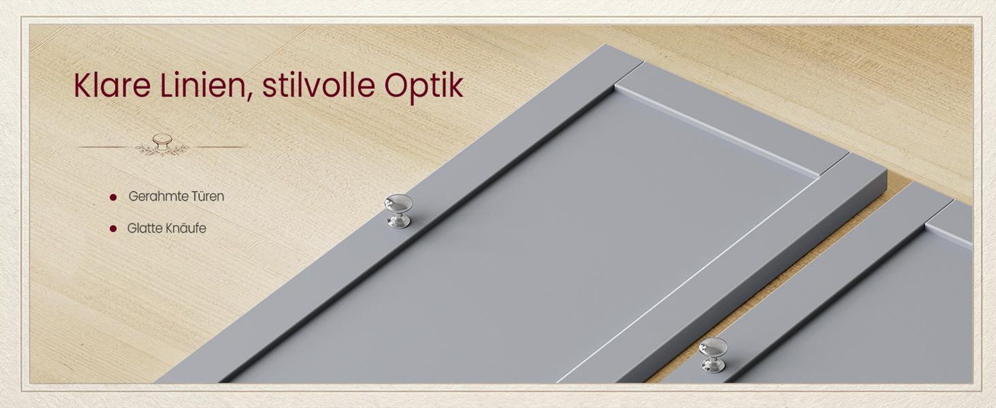 VASAGLE Schmaler Hochschrank, Badschrank, mit verstellbaren Ablagen, Badezimmerschrank für Bad, Landhausstil, grau
