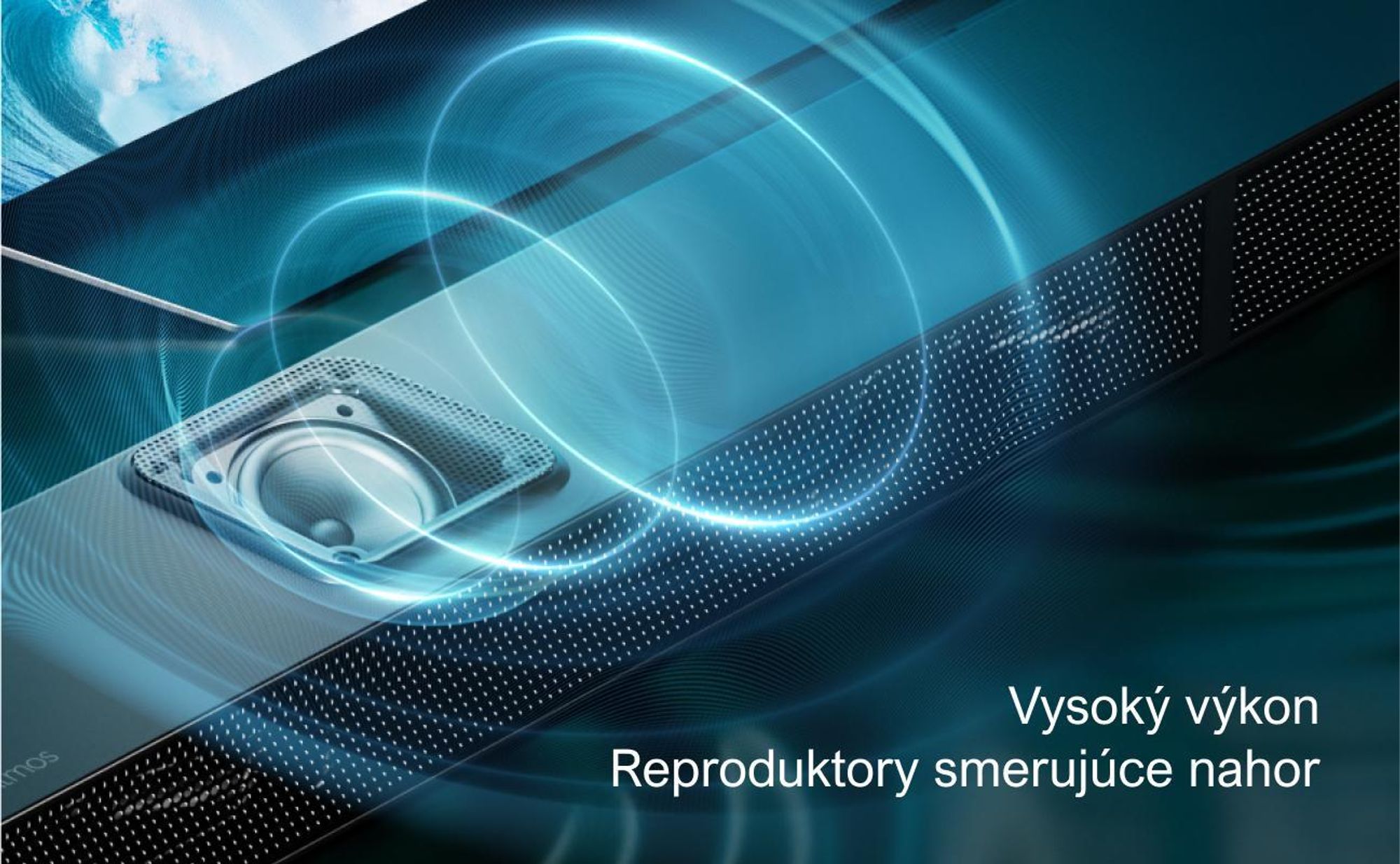 ULTIMEA 5.1.2-kanálový soundbar pre TV prijímače s Dolby Atmos, systém priestorového zvuku domáceho kina so subwooferom pre zvuk kina, HDMI/Opt/Bluetooth