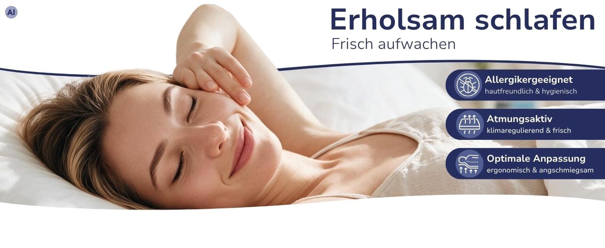 Matratzenheld Wellness 7-Zonen Kaltschaummatratze | 160 x 200 cm | 18cm | H4