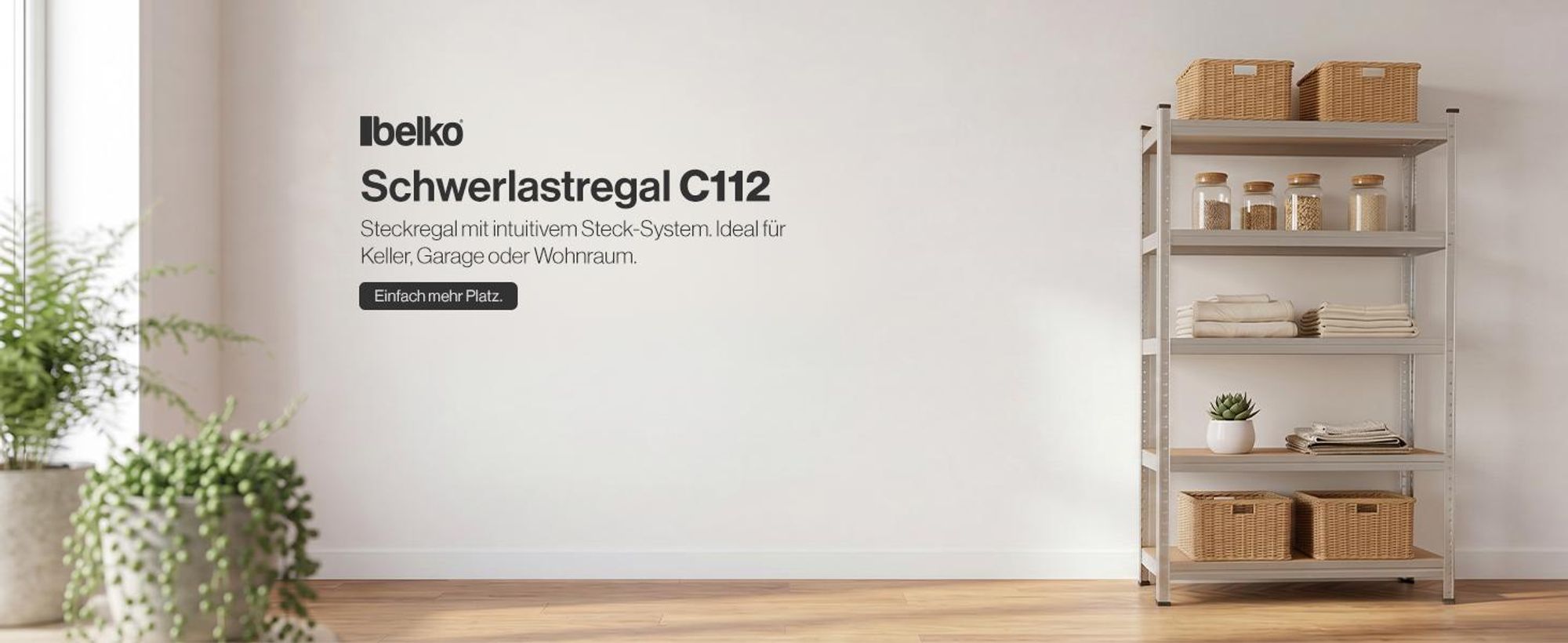 Schwerlastregal C112 1500x750x300 mm (500kg)