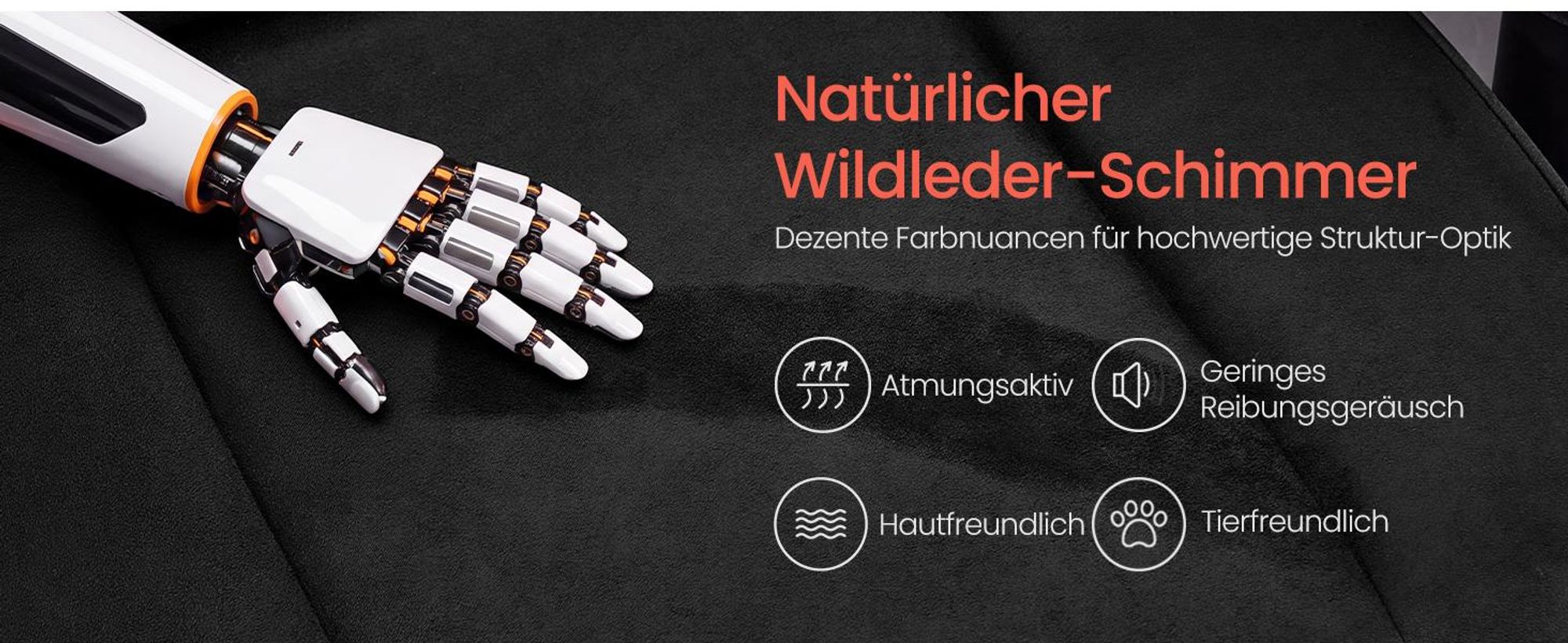 SONGMICS Gaming Stuhl aus WildKunstleder mit Fußstütze und 4D-Armlehnen, bis 200 kg, 72 x 72 x (125-135) cm, Schwarz