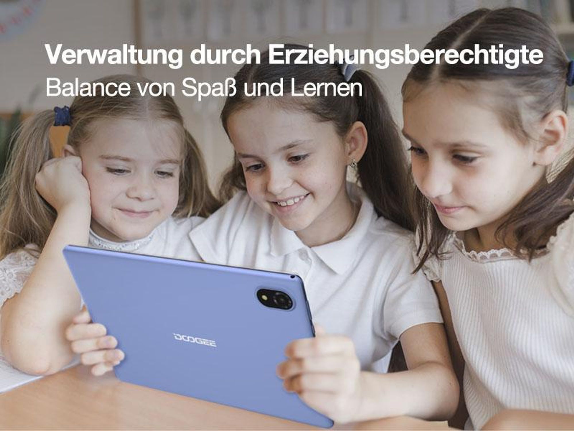 DOOGEE U10 - Tablet Android 15, 10,1 Zoll, 9GB(4+5)RAM+128GB (bis 1TB erweiterbar), WiFi 6