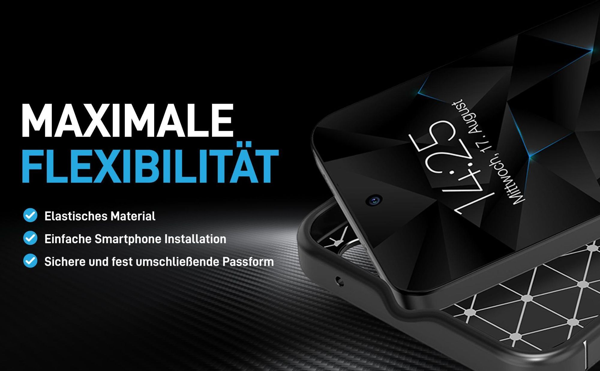 Flexbiles Smartphone Cover für Samsung Galaxy A53 5G mit perfekter Passform