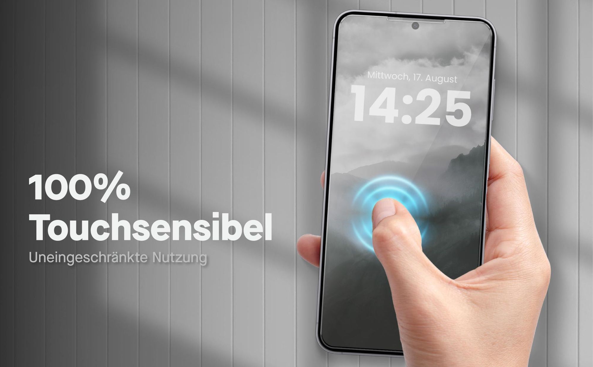 Zweierpack Displayschutzglas für Samsung Galaxy A57 5G - Resistent gegen Fingerabdrücke