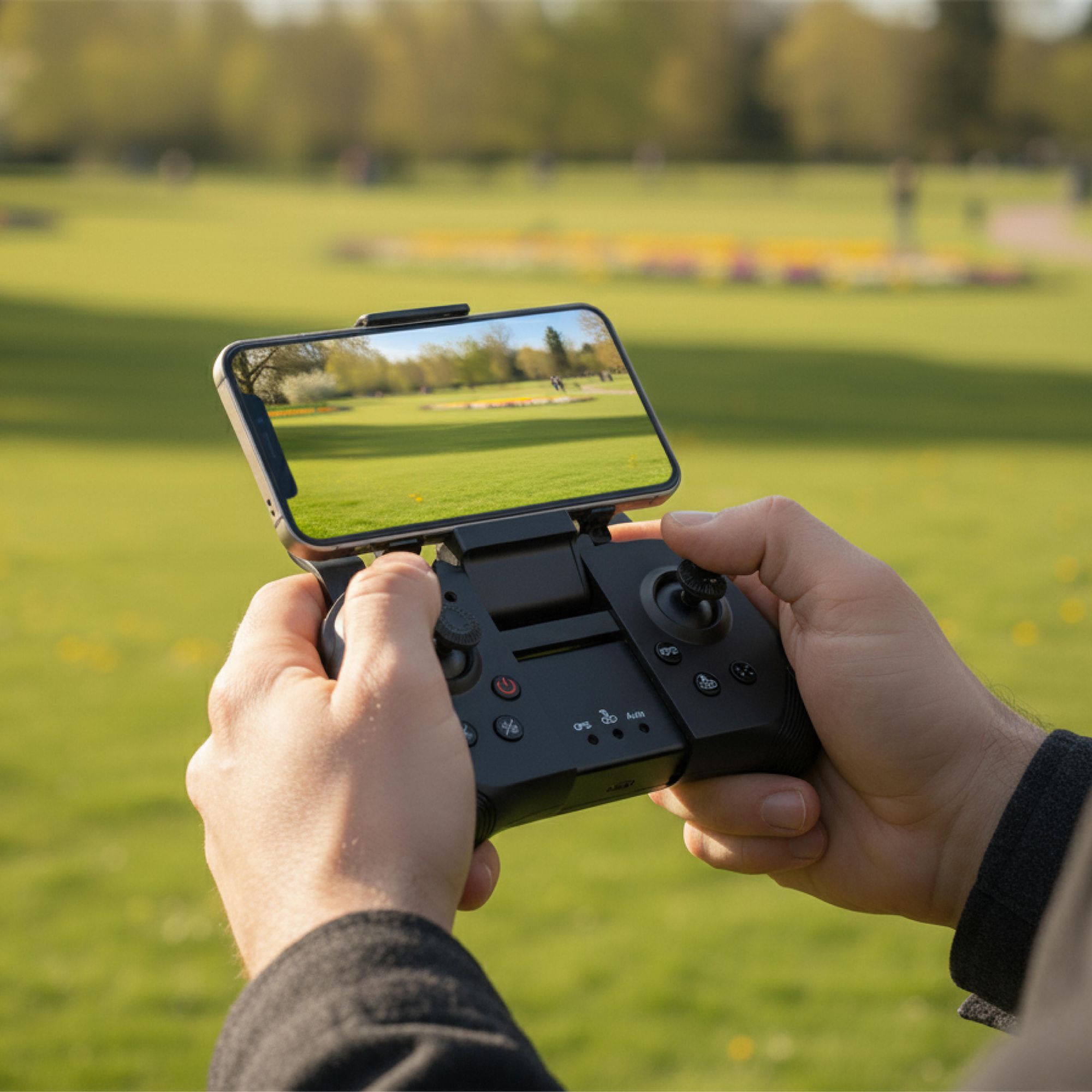 Dron Flypro10 2Kamery Bezkartáčové Motory Vznášení Wifi 3X20Min 2Km Hračka