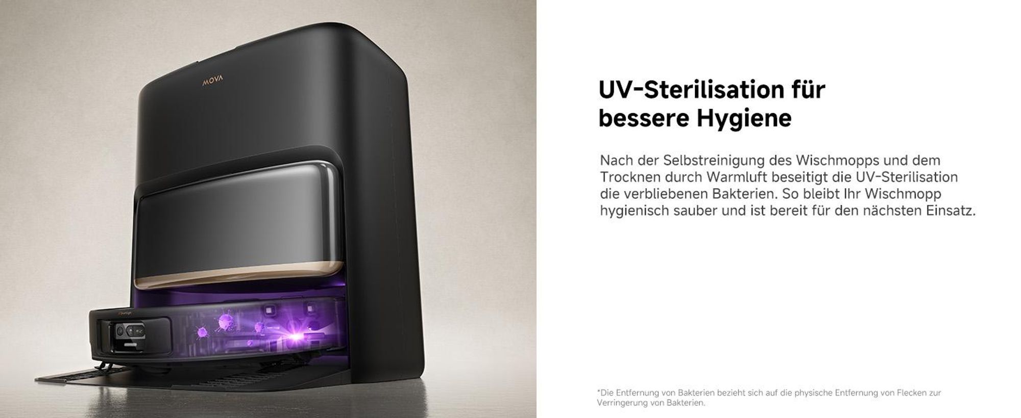 MOVA P50s Ultra Saug- und Wischroboter 24.000 Pa, Auto-Absaugstation, StepMaster, Dual-LiDAR, mit 1L Extra Reinigungsflüssigkeit