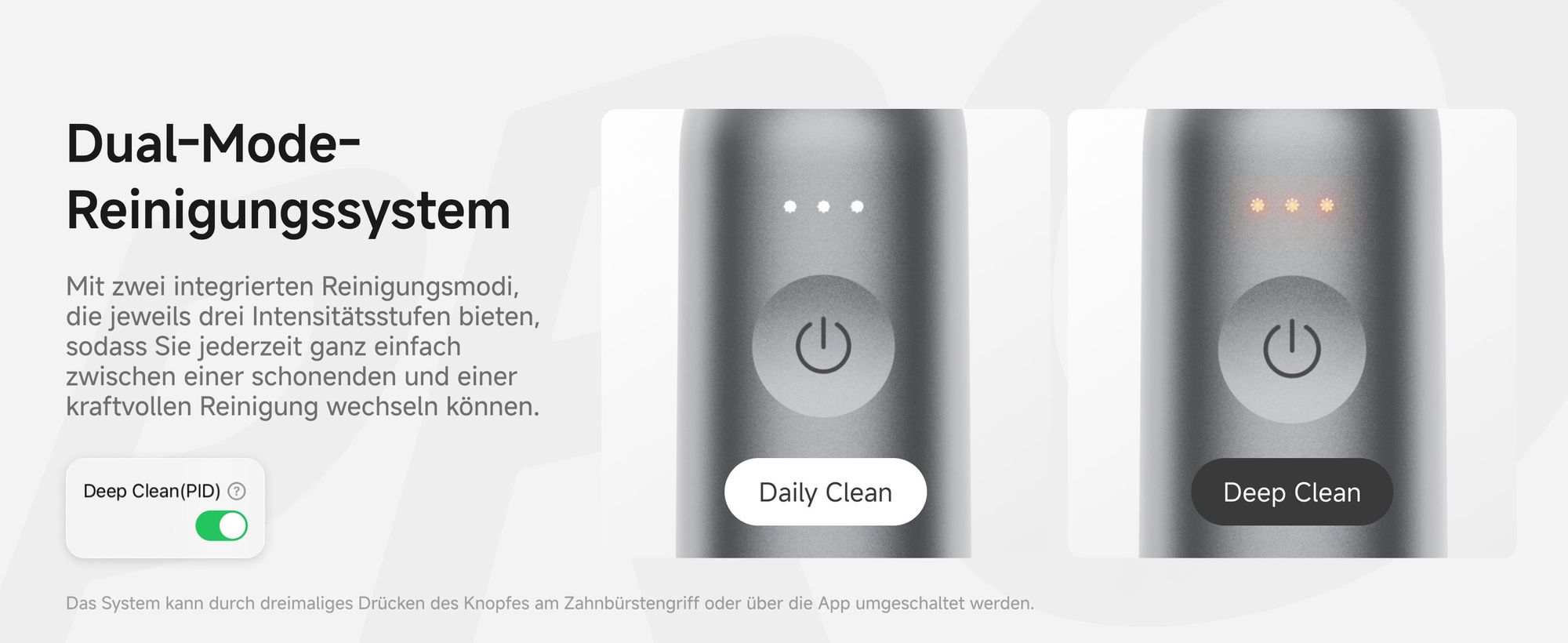Laifen Wave Pro elektrische Zahnbürste – Aluminium, WaveMotion, Drucksensor, App-Steuerung, Tiefenreinigung, lange Akkulaufzeit & kabelloses Laden
