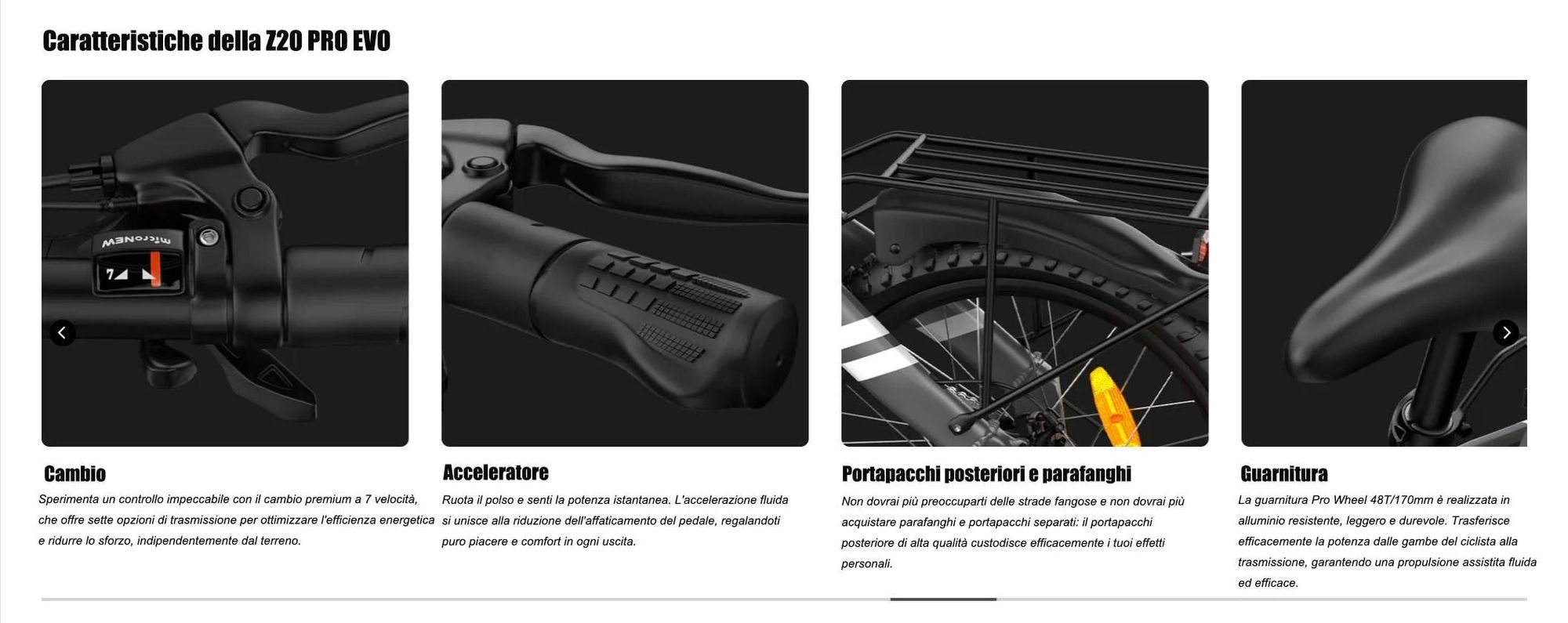 PVY Z20 PRO EVO Bicicletta Elettrica - 250W Motore 36V14.5AH Batteri 20 Pollici Pneumatici Freni a Disco Meccanici - Grigio
