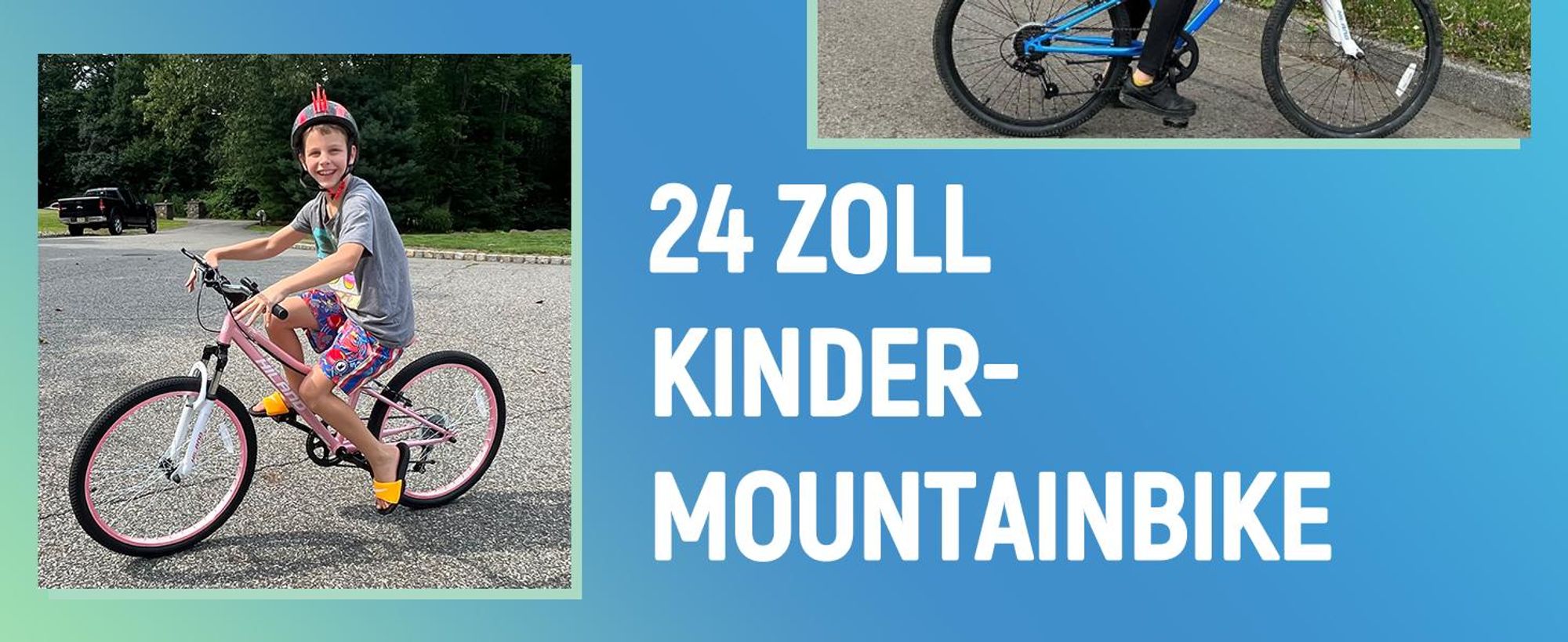 HILAND Climber 24 Zoll Kinderfahrrad Mountainbike mit Federgabel 7 Gang Shimano V-Bremse, Kinder MTB Jugend Mädchen, Schwarz