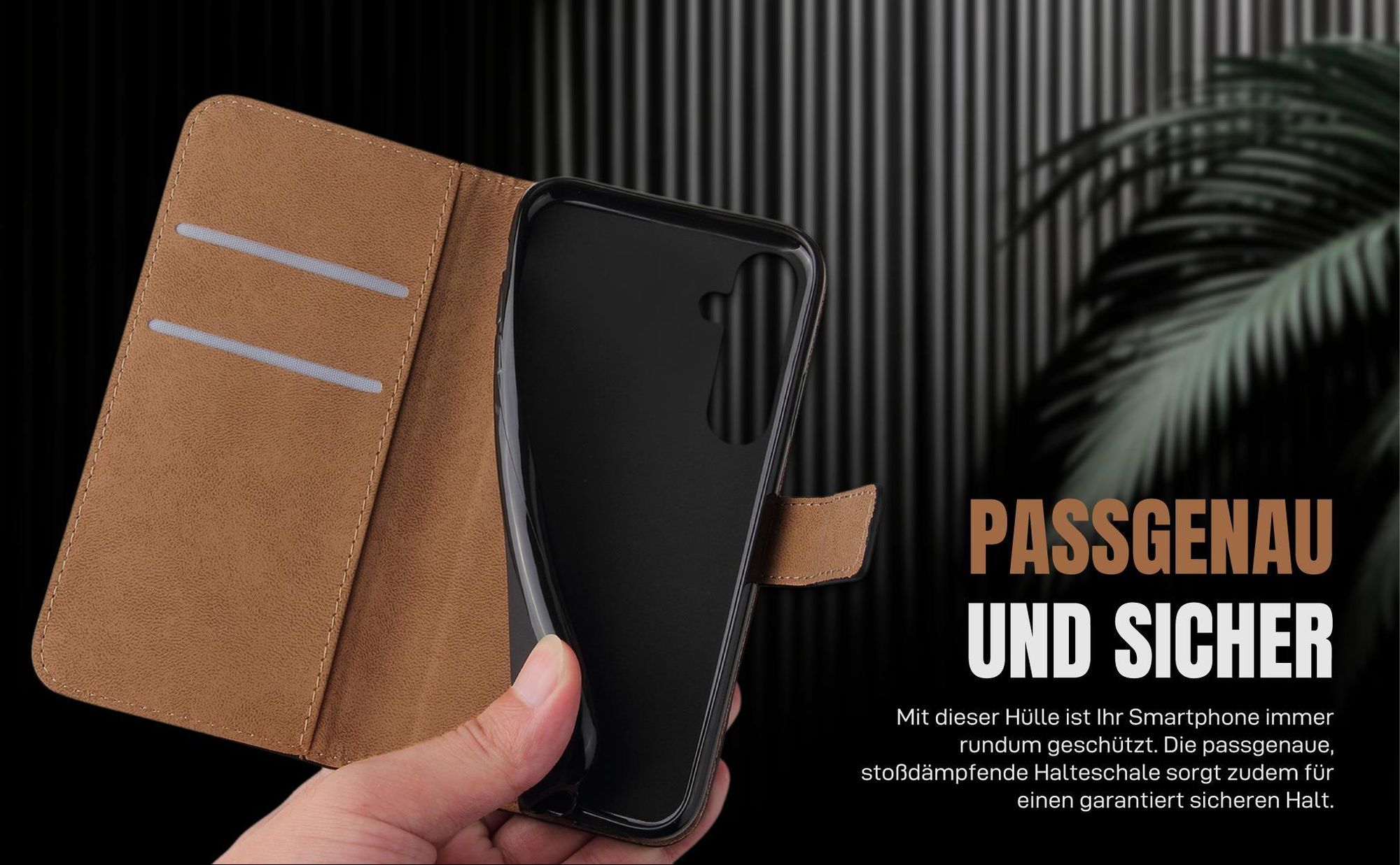 Klapphülle für Samsung Galaxy A05s mit präziser Passform