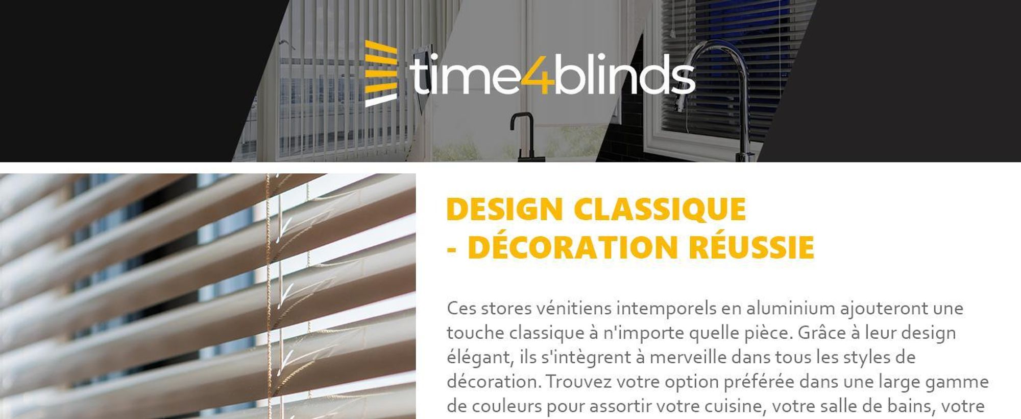 time4blinds – Store Occultant sans Percage – Store Enrouleur – Adhésive, Cassette Aluminium – Brillance Blanche, Gauche, 900x1200