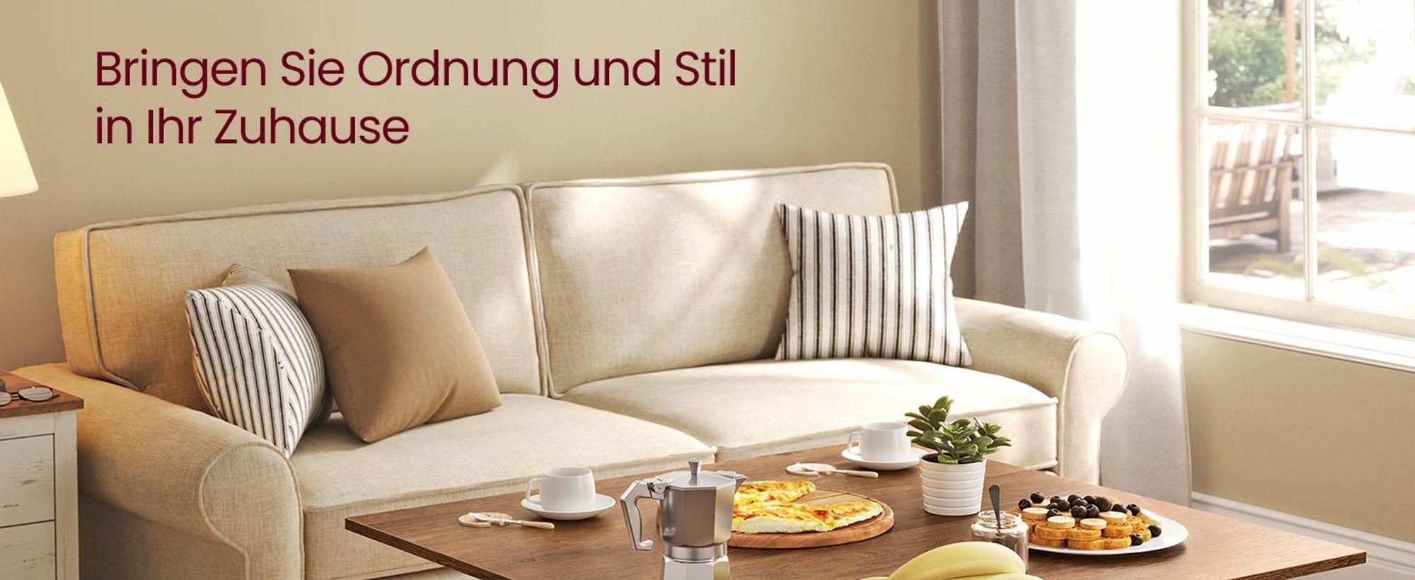 VASAGLE Couchtisch, Wohnzimmertisch, Gaszylinder, höhenverstellbar, viel Stauraum, Kaffeetisch, für Wohnzimmer, braun-weiß
