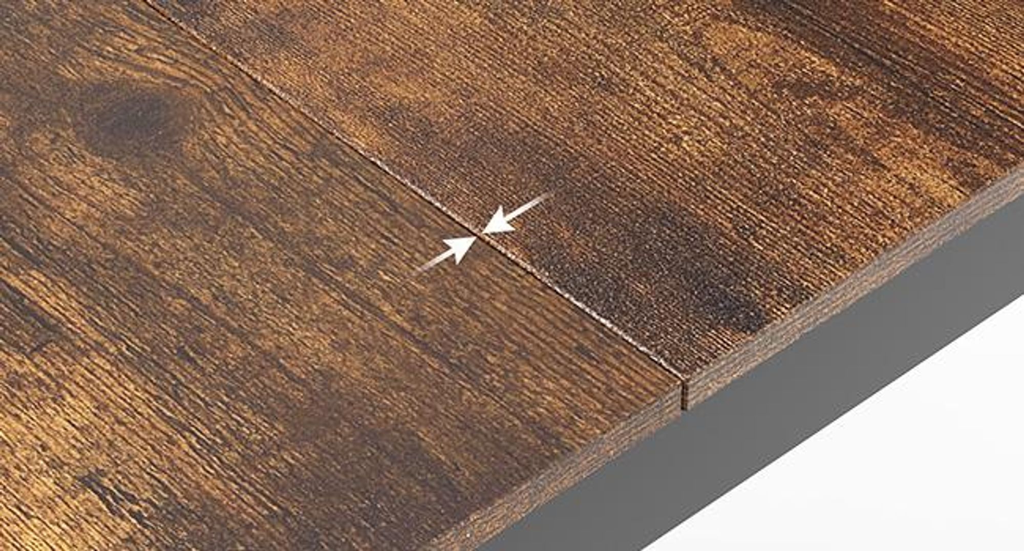 Mondeer Quadratischer Esstisch 80x80 cm, Platzsparender Küchentisch für 2-4 Personen, Modernes Design in Holzoptik & Schwarz, Stabile L-förmige Beine