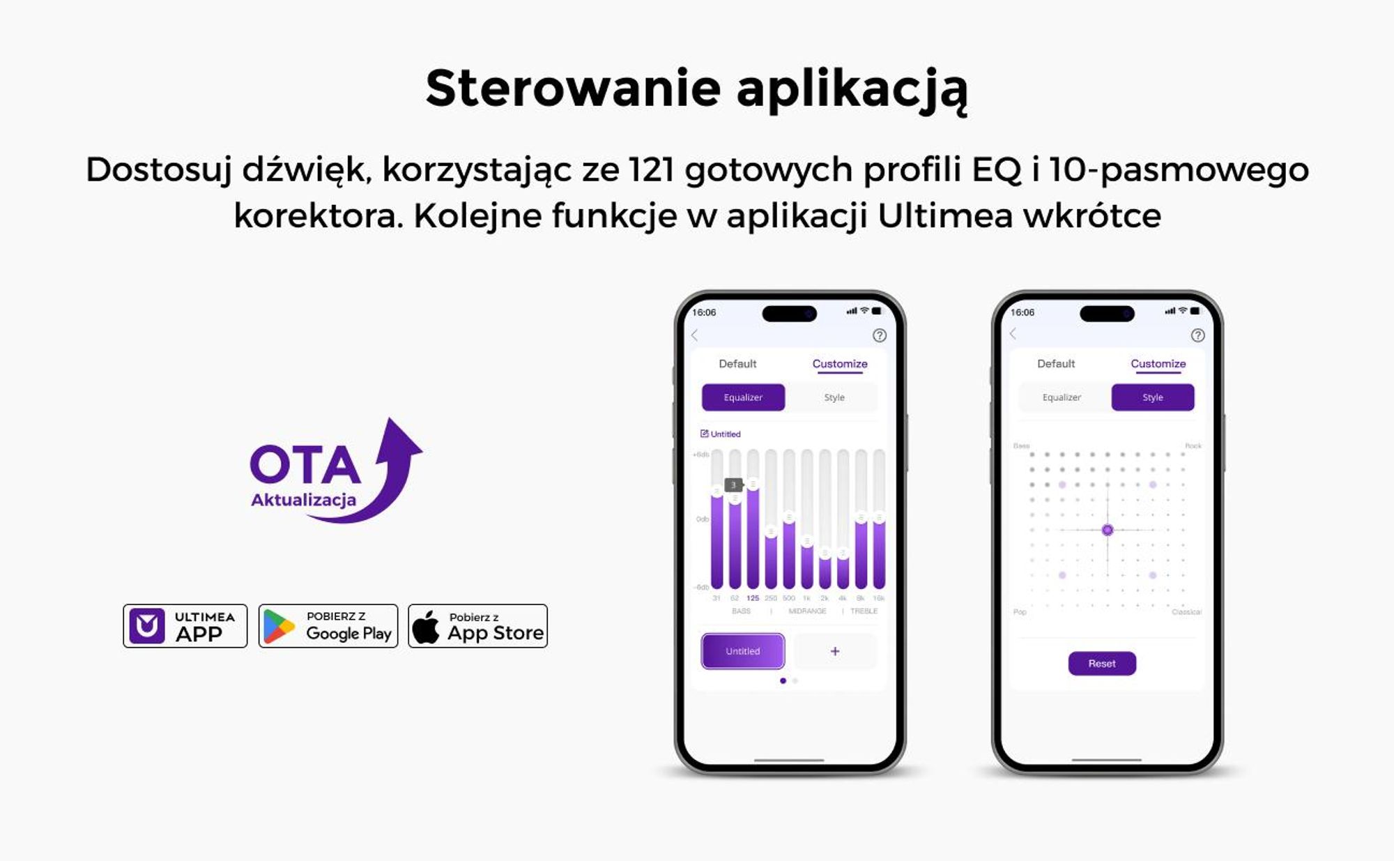 Soundbar ULTIMEA 5.1 Dolby Atmos, system dźwięku kina domowego z subwooferem do telewizora, moc 300 W, regulowane wzmocnienie basów, sterowanie za pomocą aplikacji, Bluetooth 5.4
