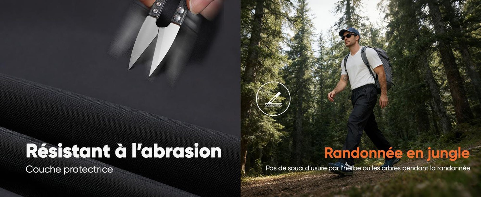 BUBW Herren Regenhose wasserdicht winddicht atmungsaktiv Leicht & faltbar für Outdoor, Wandern, Radfahren, Angeln Mit Reflexstreifen & verstellbarem