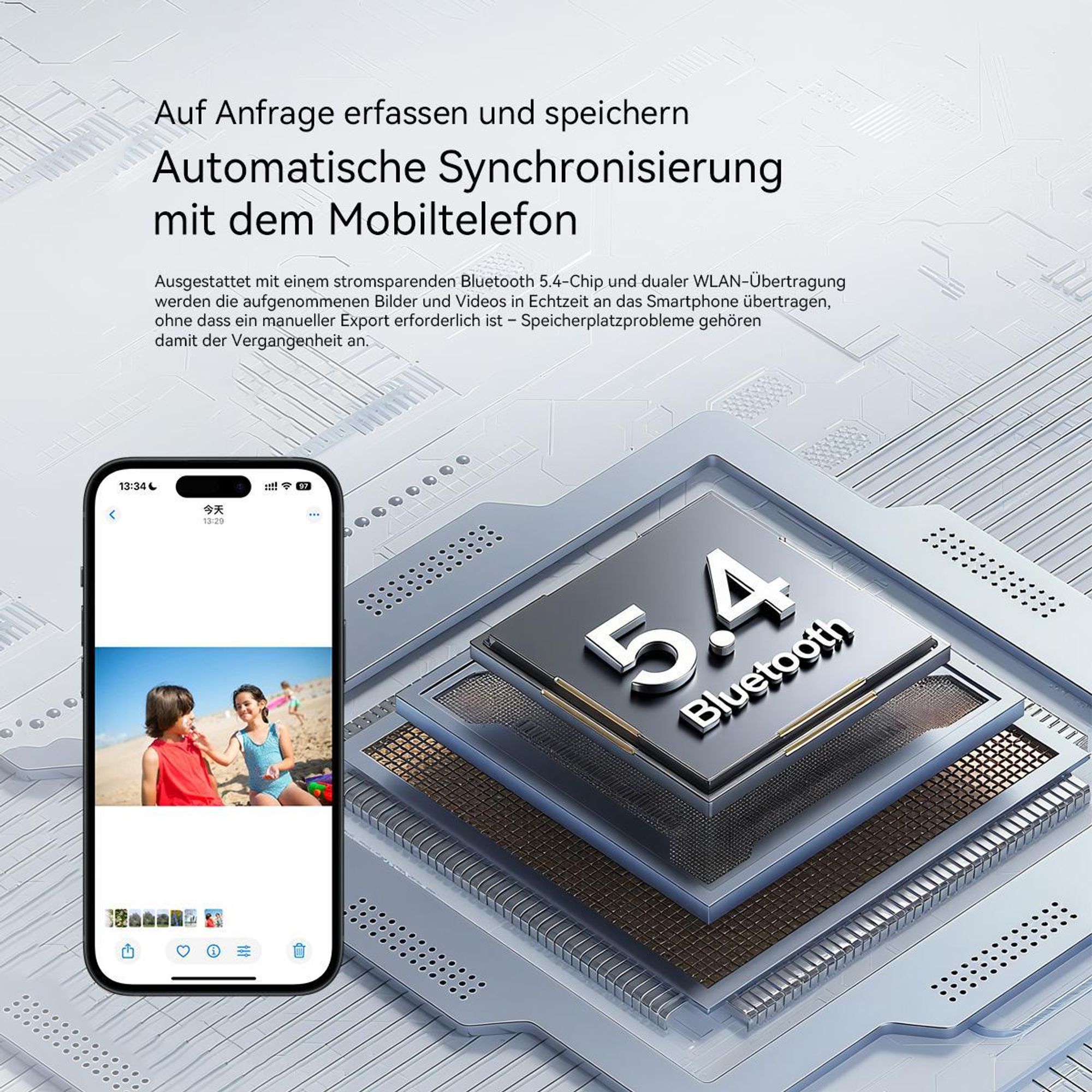 Blackview BV100 Smarte Brille mit KI-Assistent, 8MP Kamera & Offenem Audio - Bluetooth 5.4, 51h Musik, Freisprechen, IP54