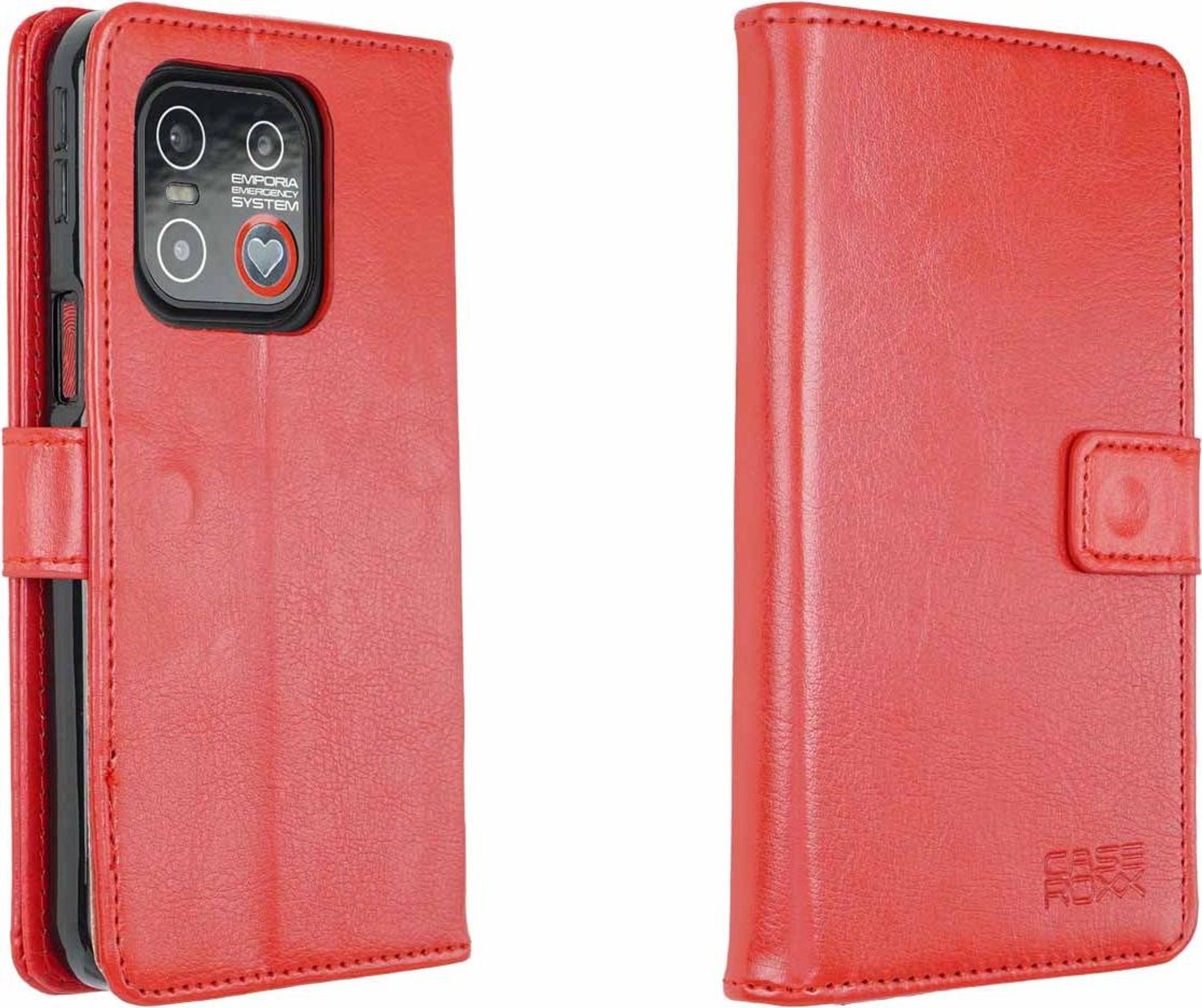 caseroxx Handy Hülle Tasche kompatibel mit Emporia SMART.6lite / E6.lite Bookstyle-Case Wallet Case Bild 4