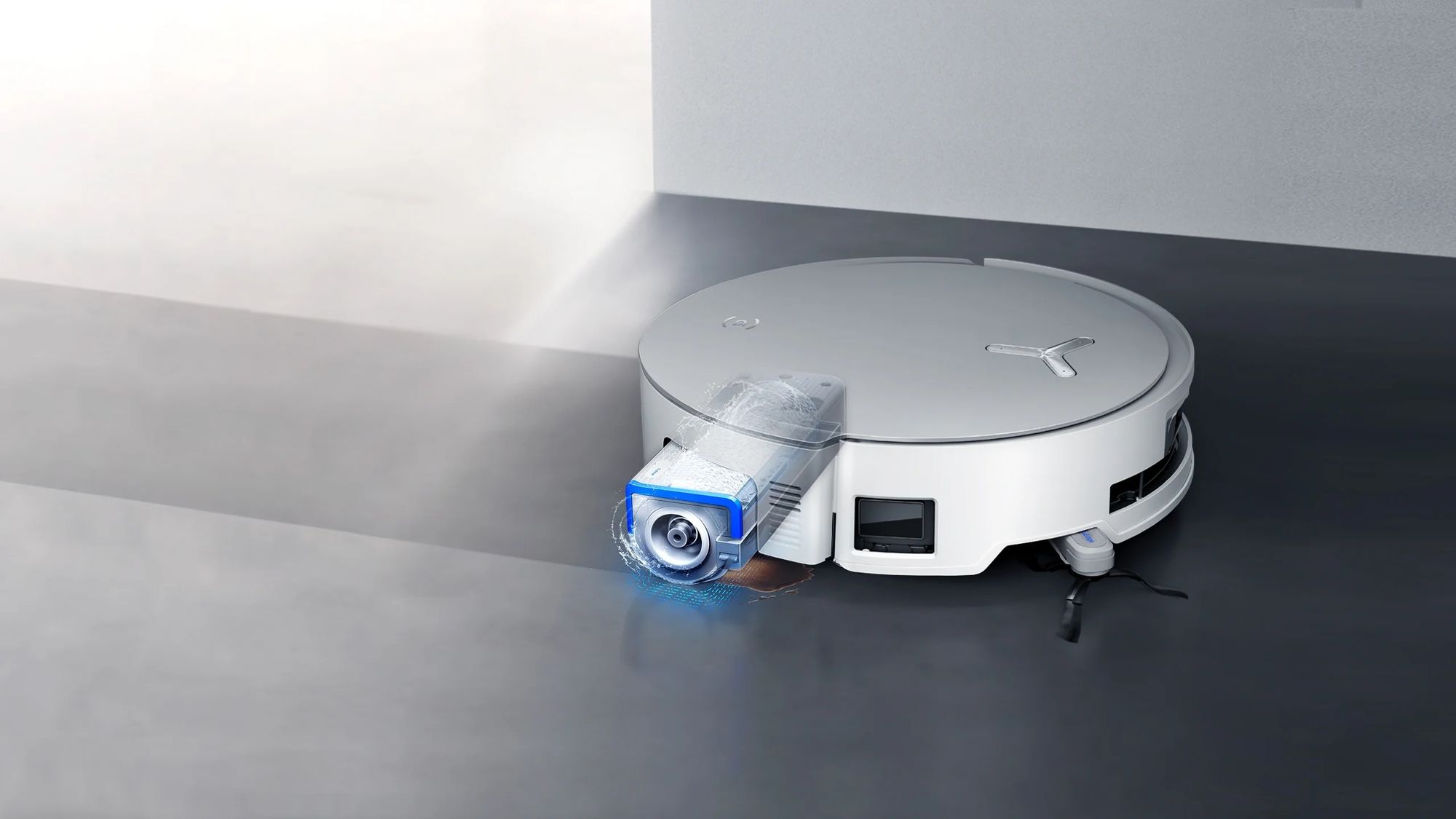 ECOVACS Saug- und Wischroboter DEEBOT X8 OMNI mit 2pcs Original-Reinigungsflüssigkeit, 18.000 Pa Staubsauger Roboter, Saugroboter mit Wischfunktion