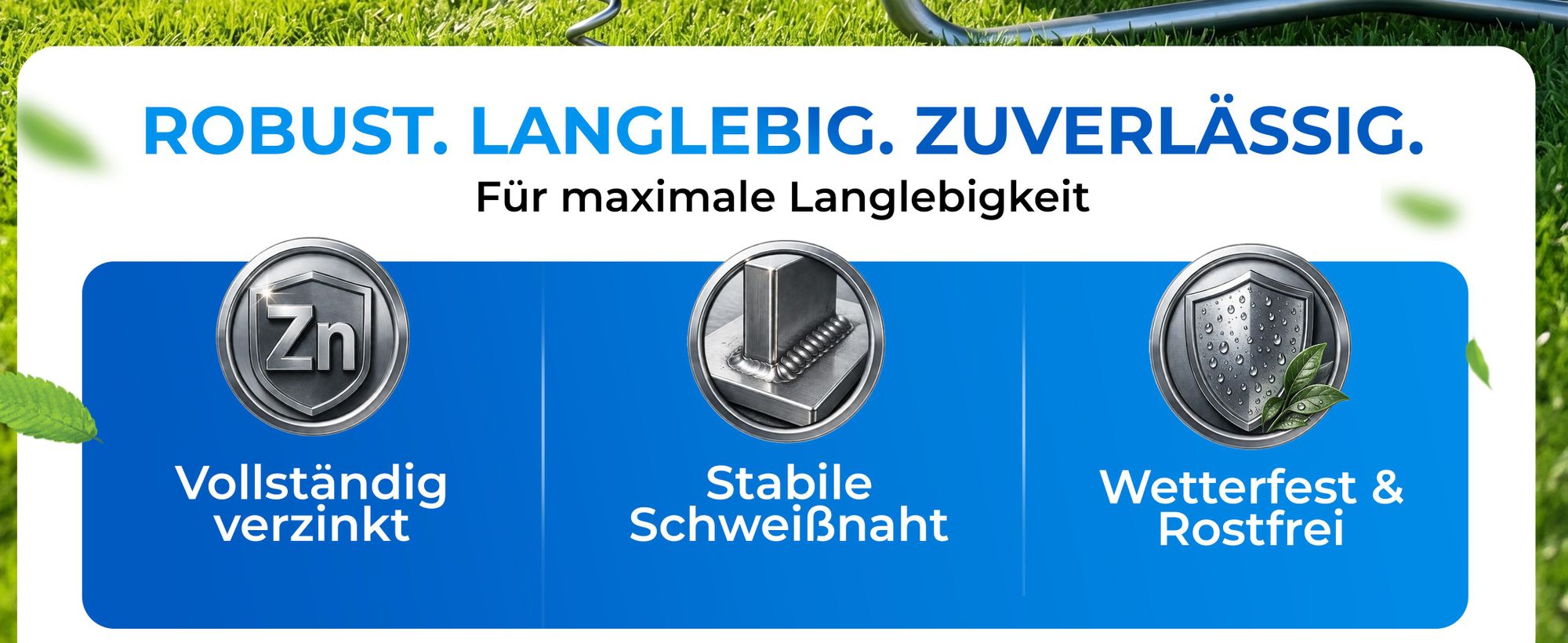 MONZANA® 4 Bodenanker Trampolin 42,5cm 5 Windungen 900kg Verstellbare Gurte Rostfrei Sicherung Set Erdanker Befestigung Pavillon Gartenhaus Schaukel