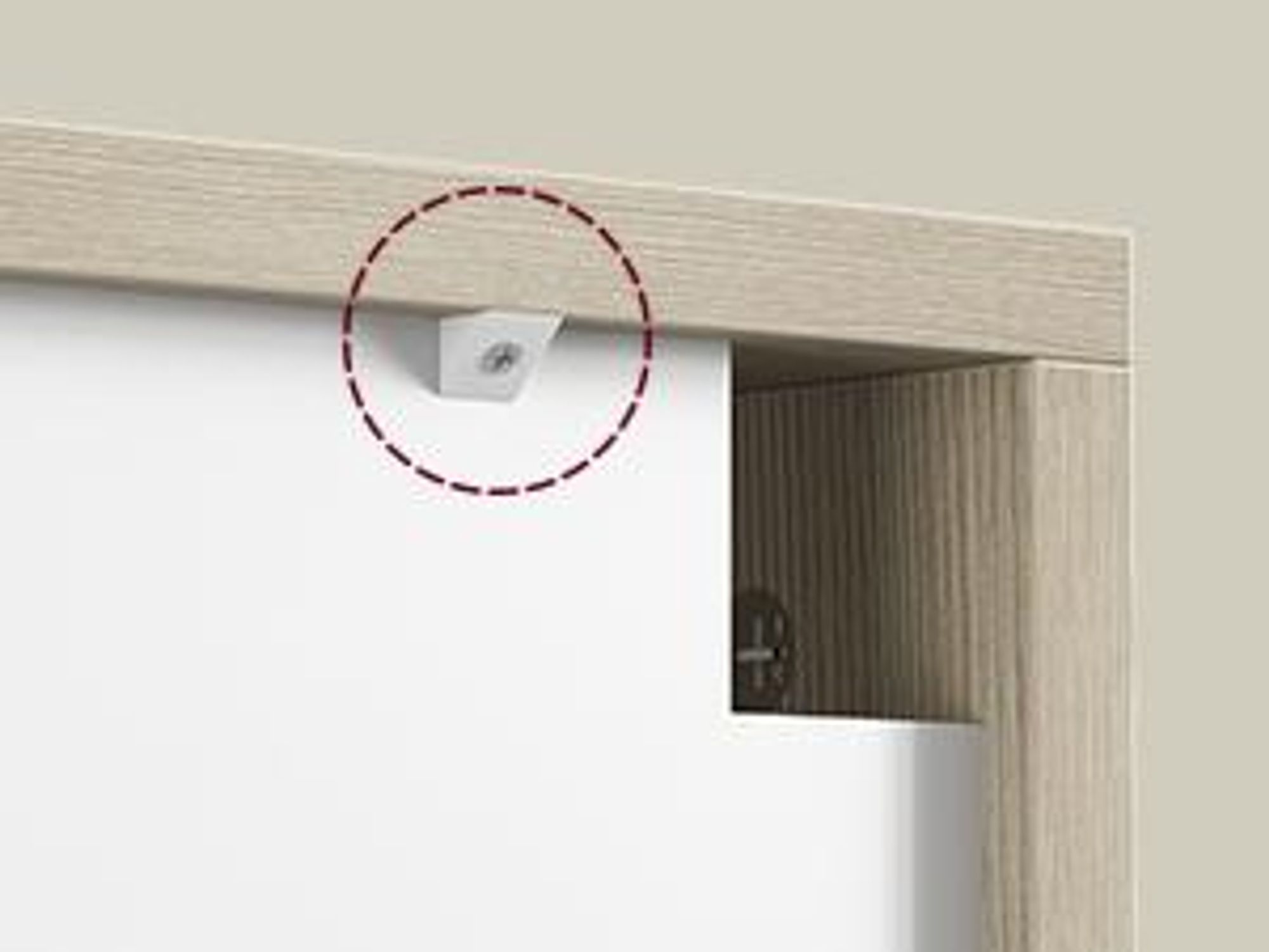 VASAGLE Waschbeckenunterschrank mit Füßen, 3 große Schubladen, 2 Fächer hinter der Tür, 30 x 70 x 64 cm, Wolkenweiß-Naturbeige
