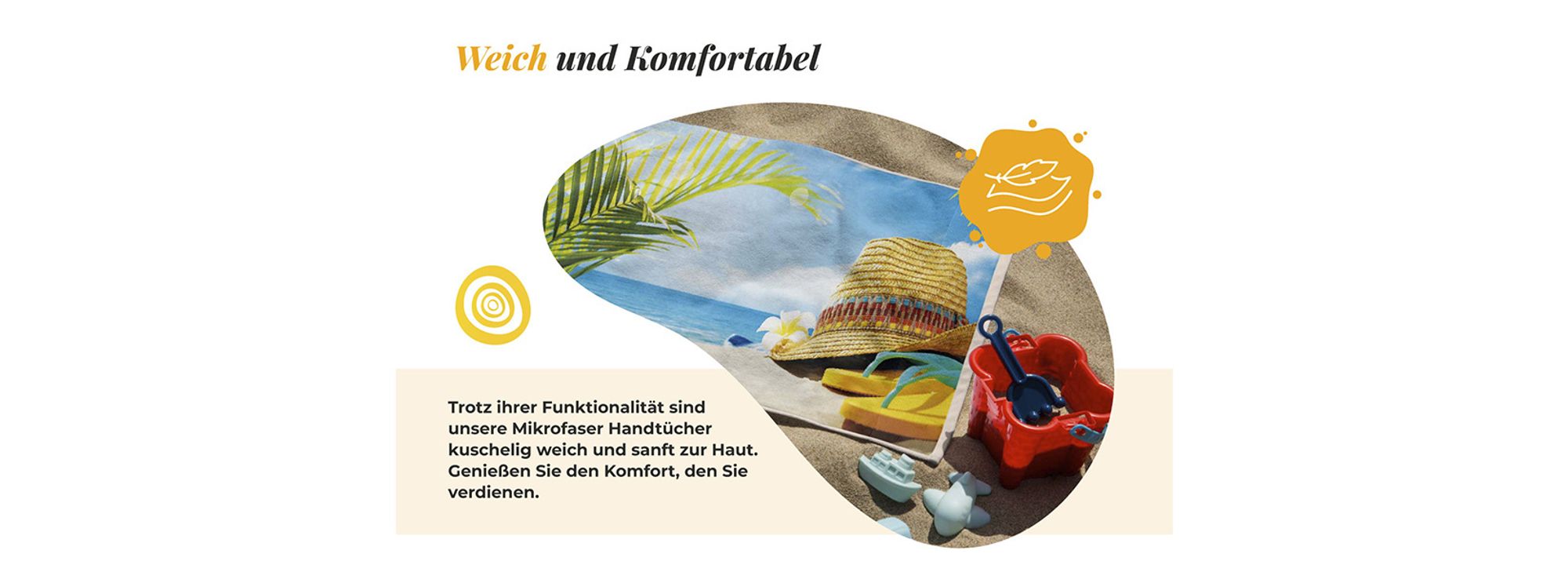 FEBE Strandtuch XXL 100x180 cm Mikrofaser Stranddecke Badetuch Handtuch