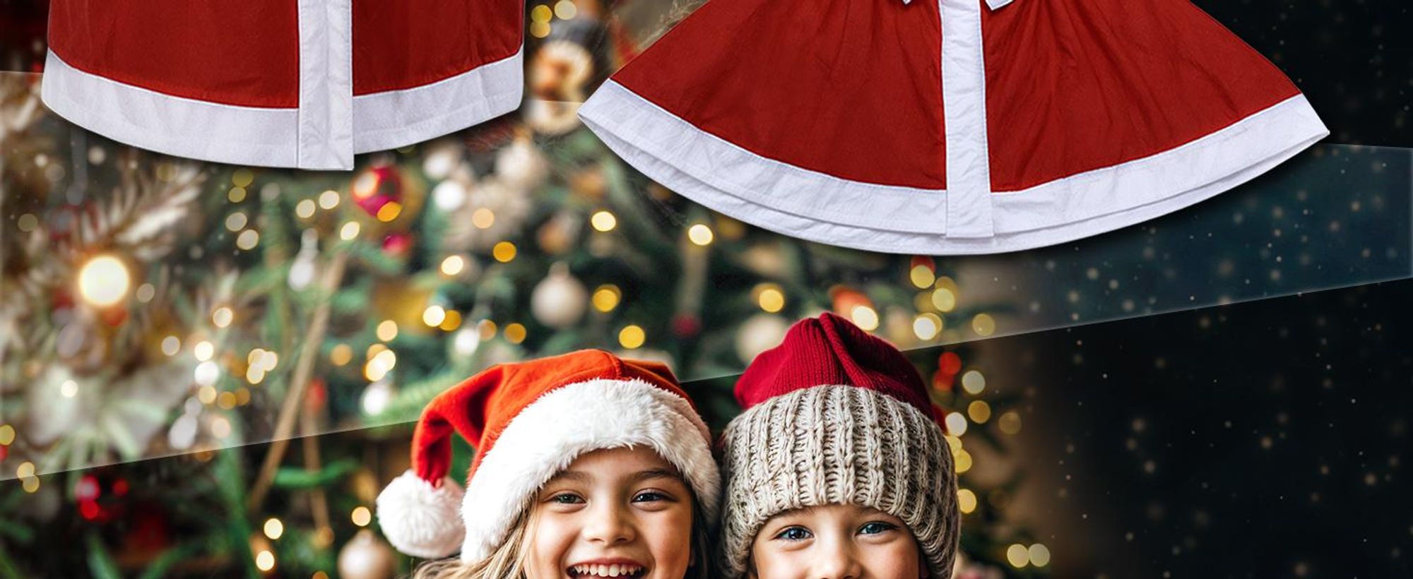 DETEX® Weihnachtsmann Kostüm 5-teilig Erwachsene, Einheitsgröße M-XXL