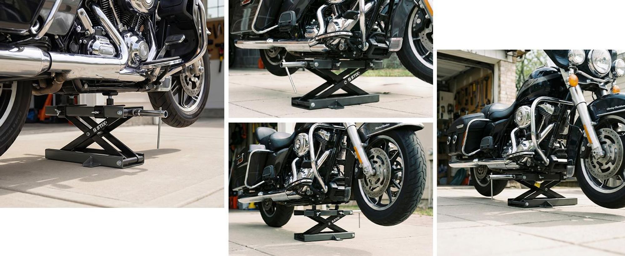 STIX SM-03 Motorradheber 500 kg 95–495 mm ATV Quad Motorrad Hebebühne