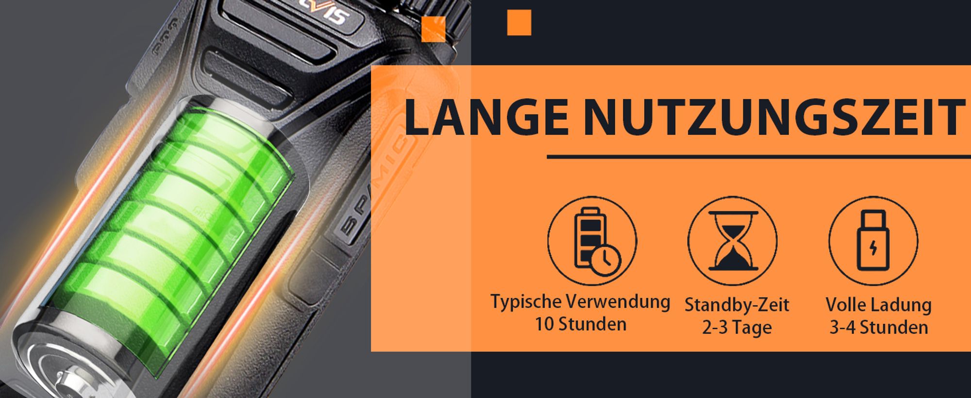 Retevis RT27 Funkgeräte, PMR446 Walkie Talkie mit 6-Wege-Ladegerät CTCSS/DCS, VOX, Lizenzfrei Wiederaufladbares für Baustelle, Sicherheit, Schule