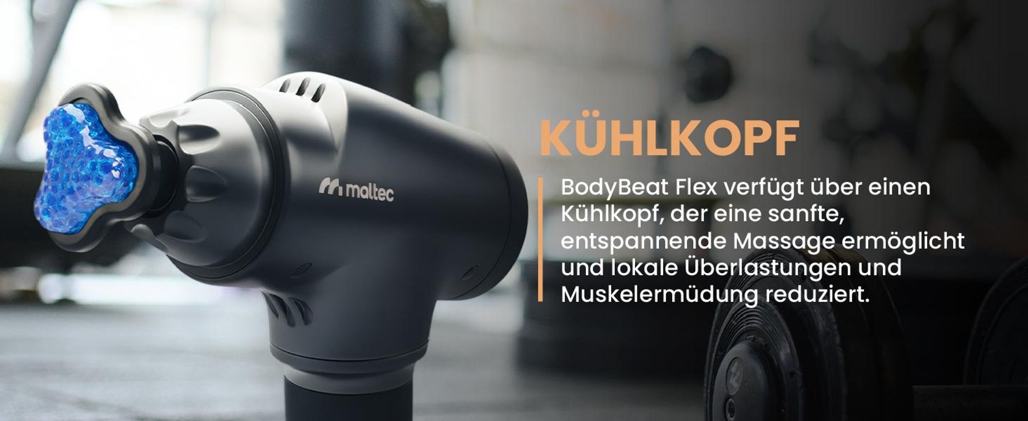 Massagepistole Massage Gun 1Köpfe Nacken Schulter Rücken Körper Drucksensor Muskelmassage
