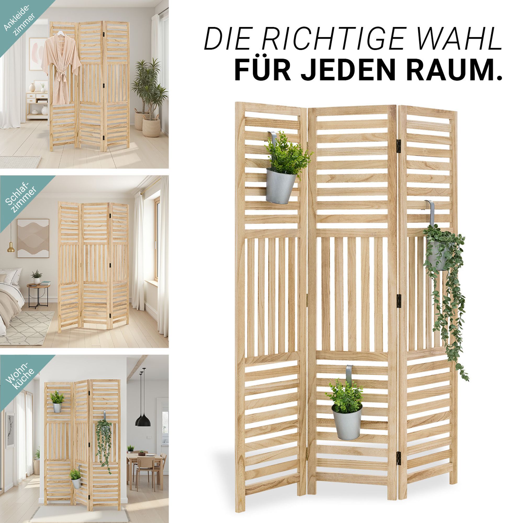Dieses Bild zeigt den Raumteiler als Abtrennung im Bad, Schlafzimmer oder Essbereich.