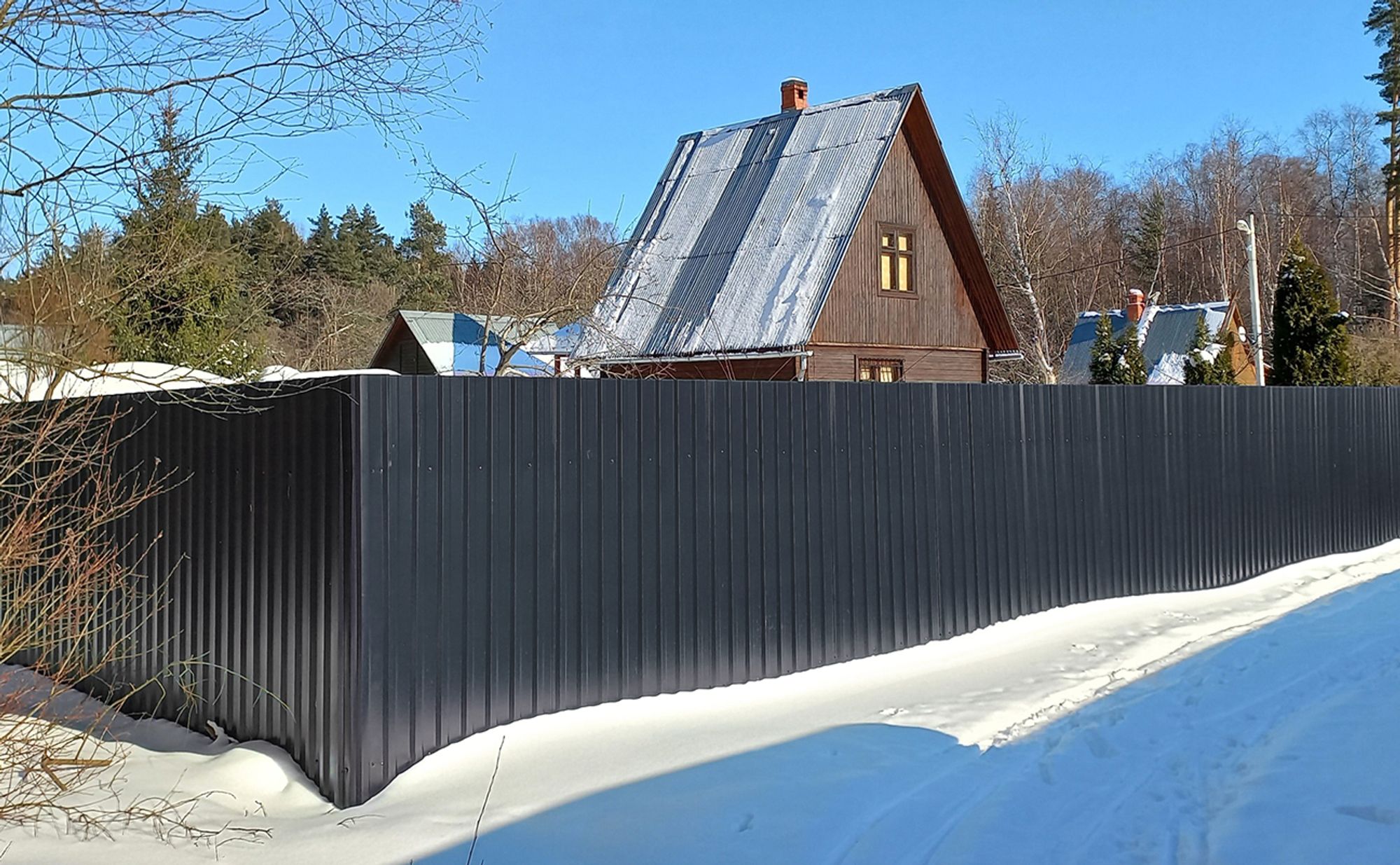 Mondeer 14xTrapezblech 110x46 cm=7 ㎡ Dachblech für Gerätehaus Carport Verzinkt Profilblech Dachblech Wellblech Dachplatten Wandblech Grau