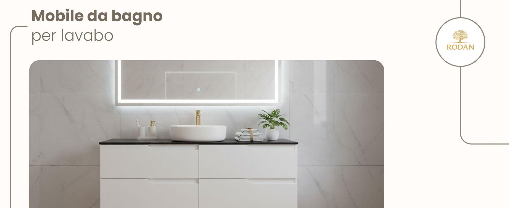 RODAN, mobile bagno, mobile sotto lavabo, mobile bagno moderno, mobili per il bagno