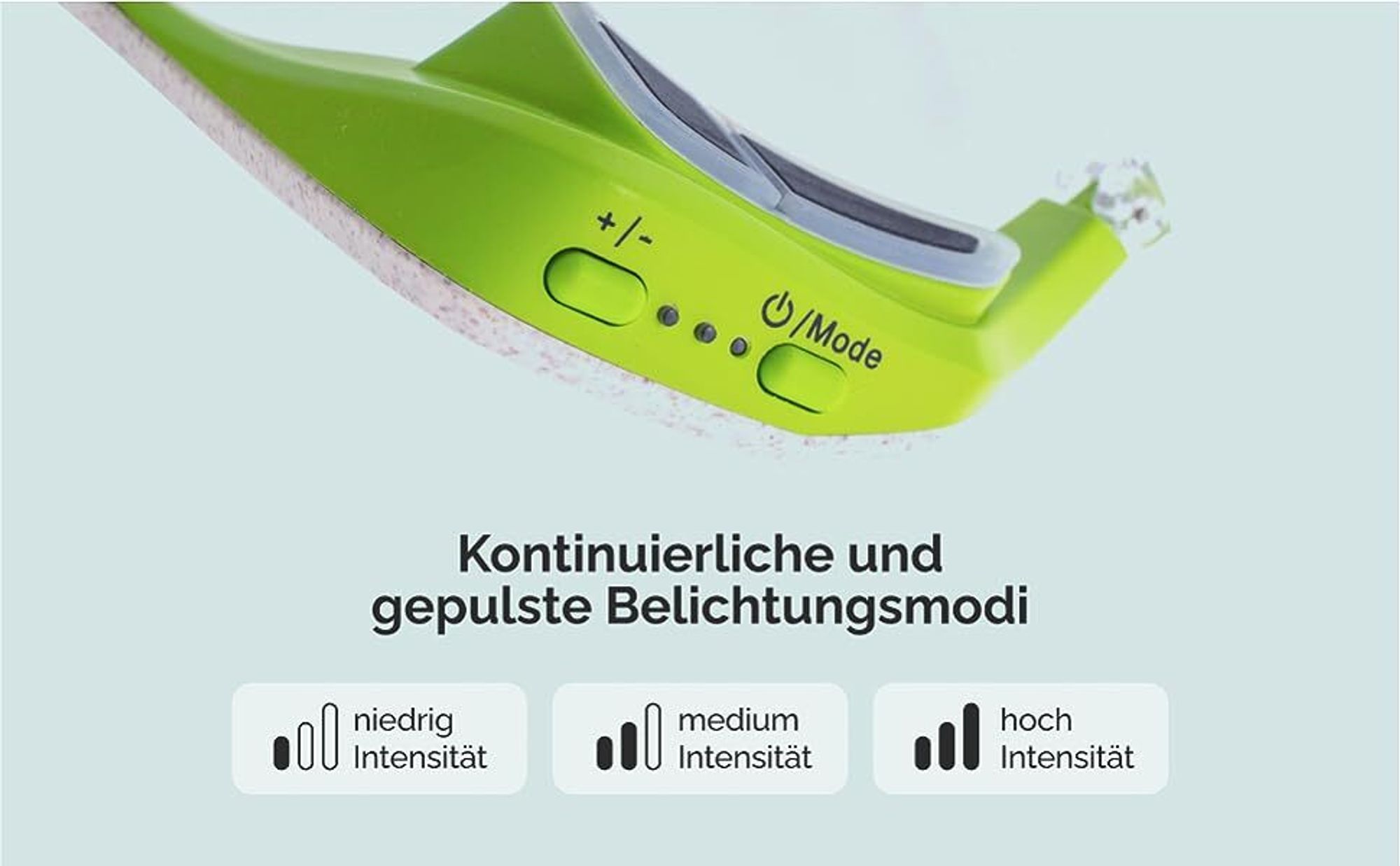 Mikrostrom brille, Straffung der Haut unter den Augen,, Gesichtslifting-Gerät 3 Intensitäts modi - GESS KUPER