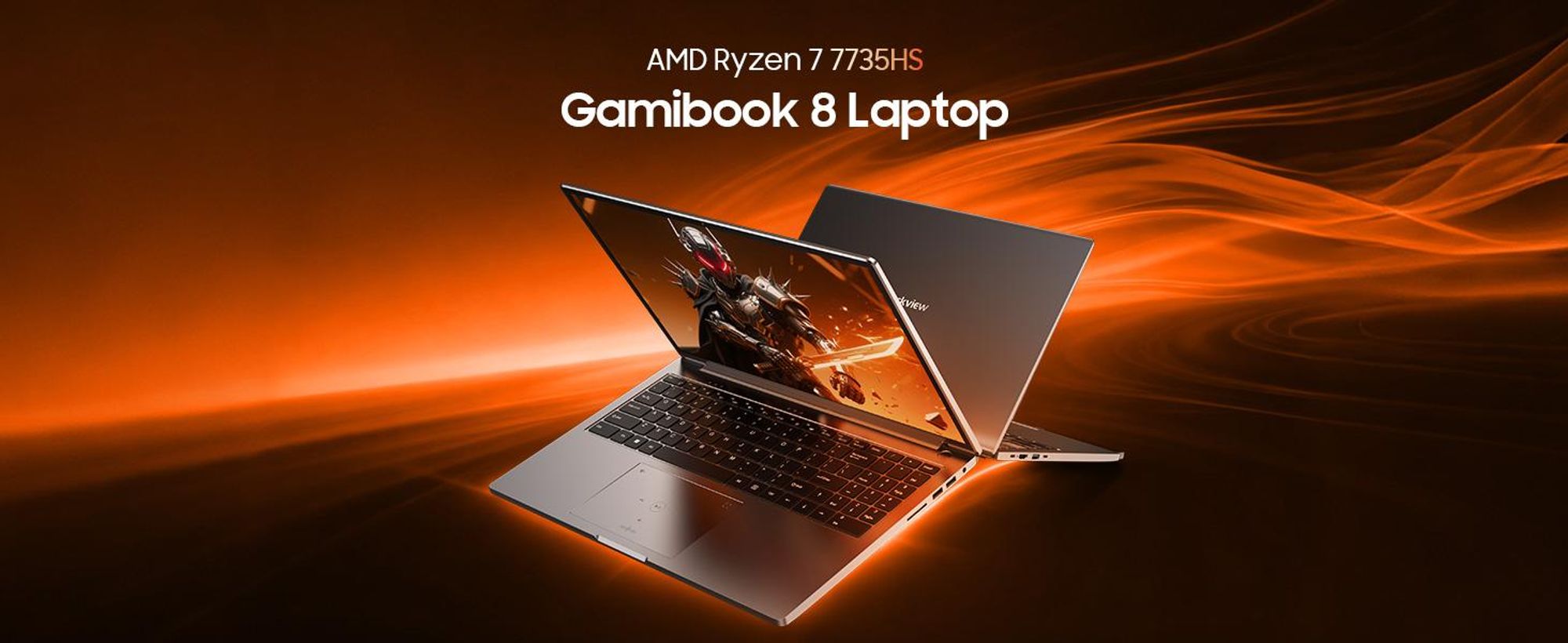 Blackview Gamibook 8 Laptop 16" FHD Gaming Notebook, AMD Ryzen™ 7 7735HS, 8C/16T, bis zu 4.75GHz, 16GB RAM 512GB SSD, Windows 11 Pro, WiFi 6